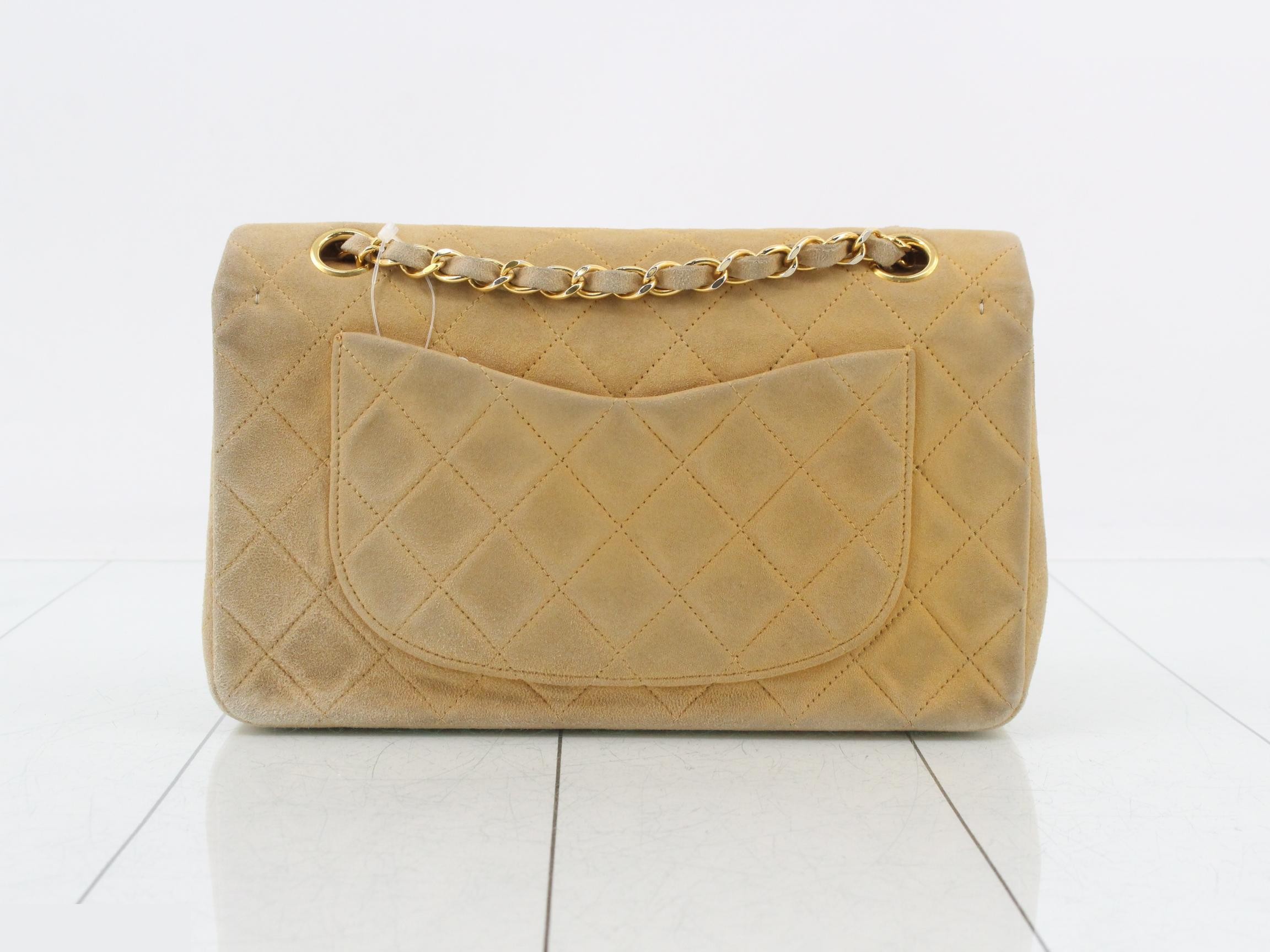 Matelassé 23 Double Flap Suede Chain Shoulder Bag, Series 2 — view 2