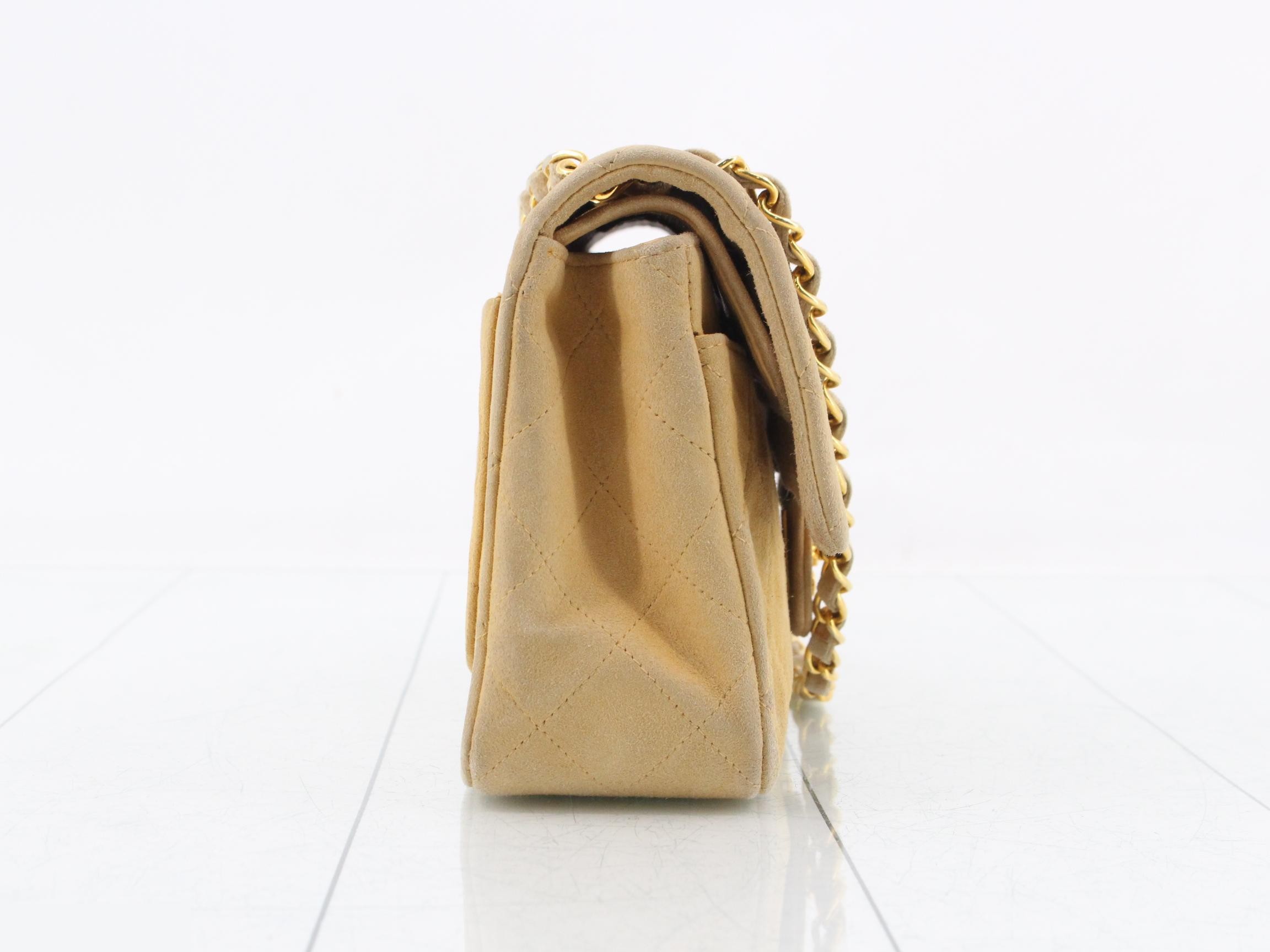 Matelassé 23 Double Flap Suede Chain Shoulder Bag, Series 2 — view 4