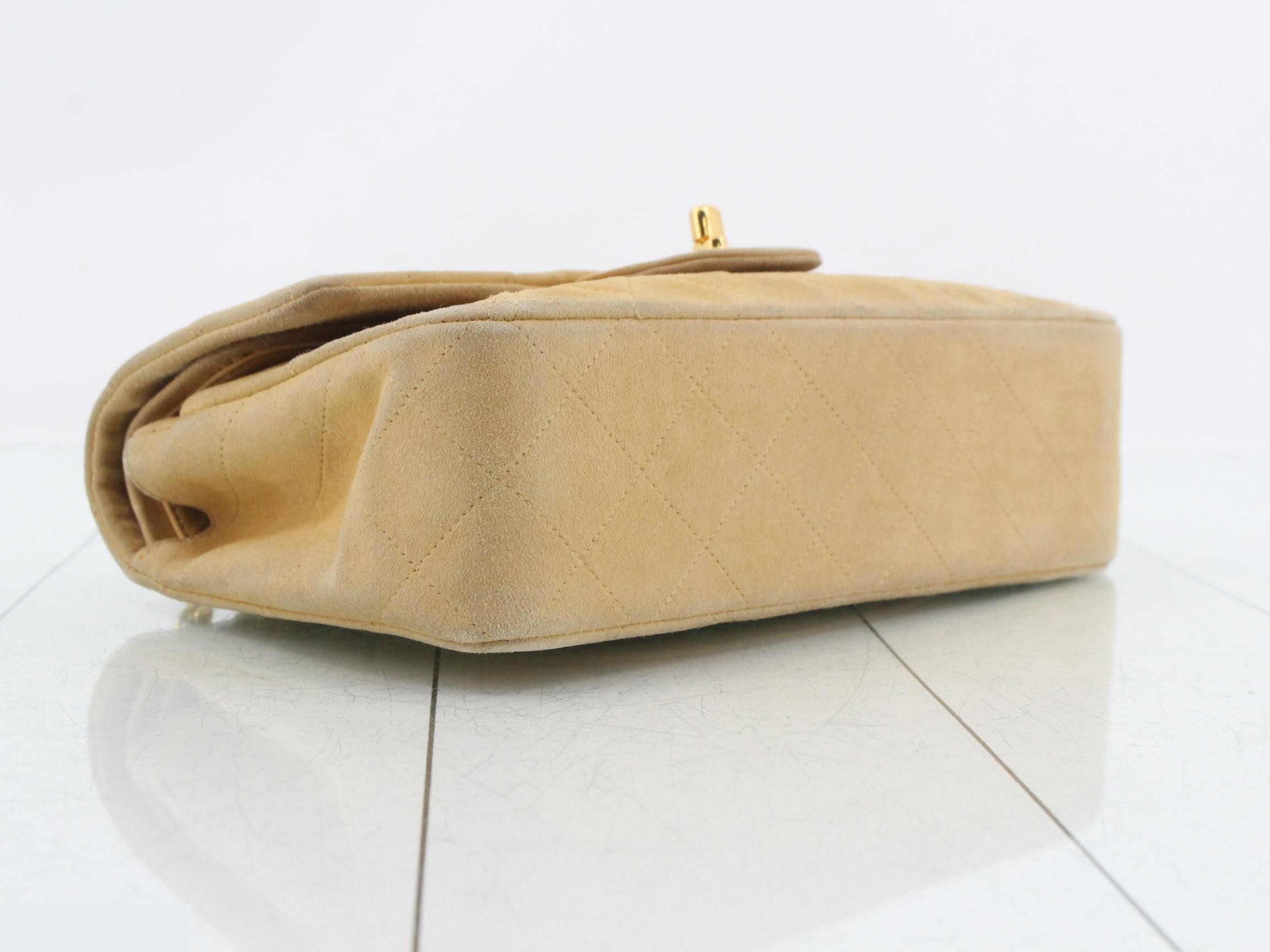 Matelassé 23 Double Flap Suede Chain Shoulder Bag, Series 2 — view 5