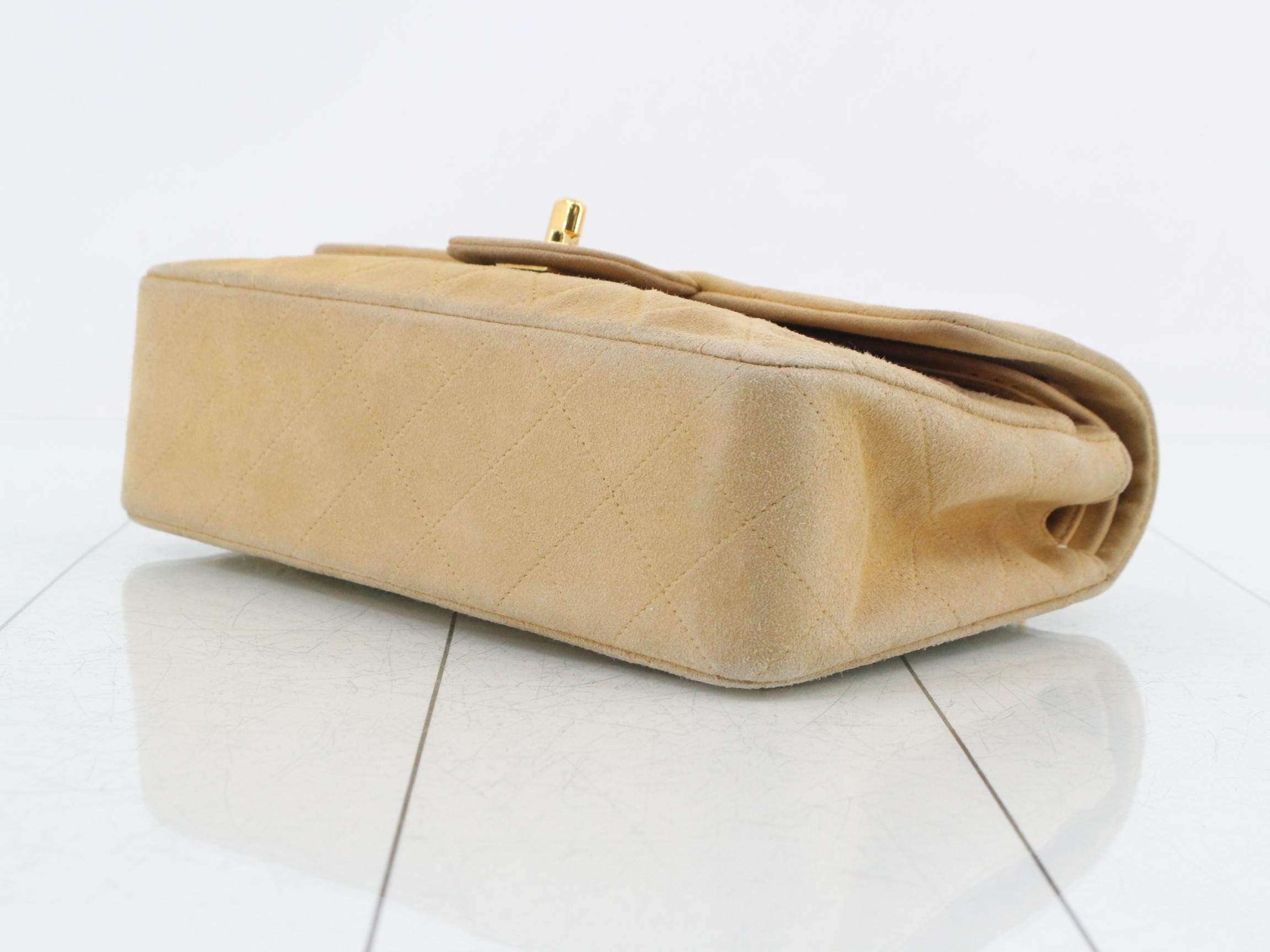 Matelassé 23 Double Flap Suede Chain Shoulder Bag, Series 2 — view 6
