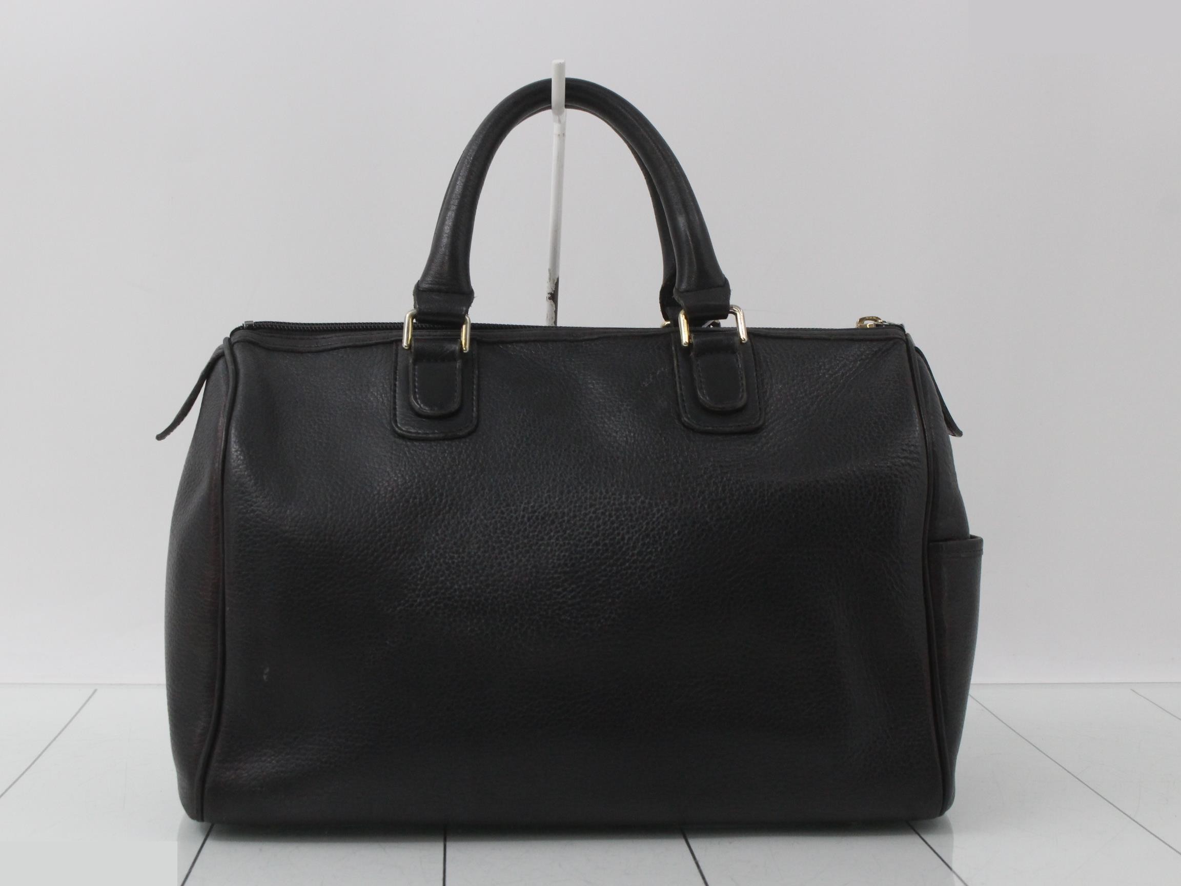 Burberrys Leather Handbag Mini Boston — view 2