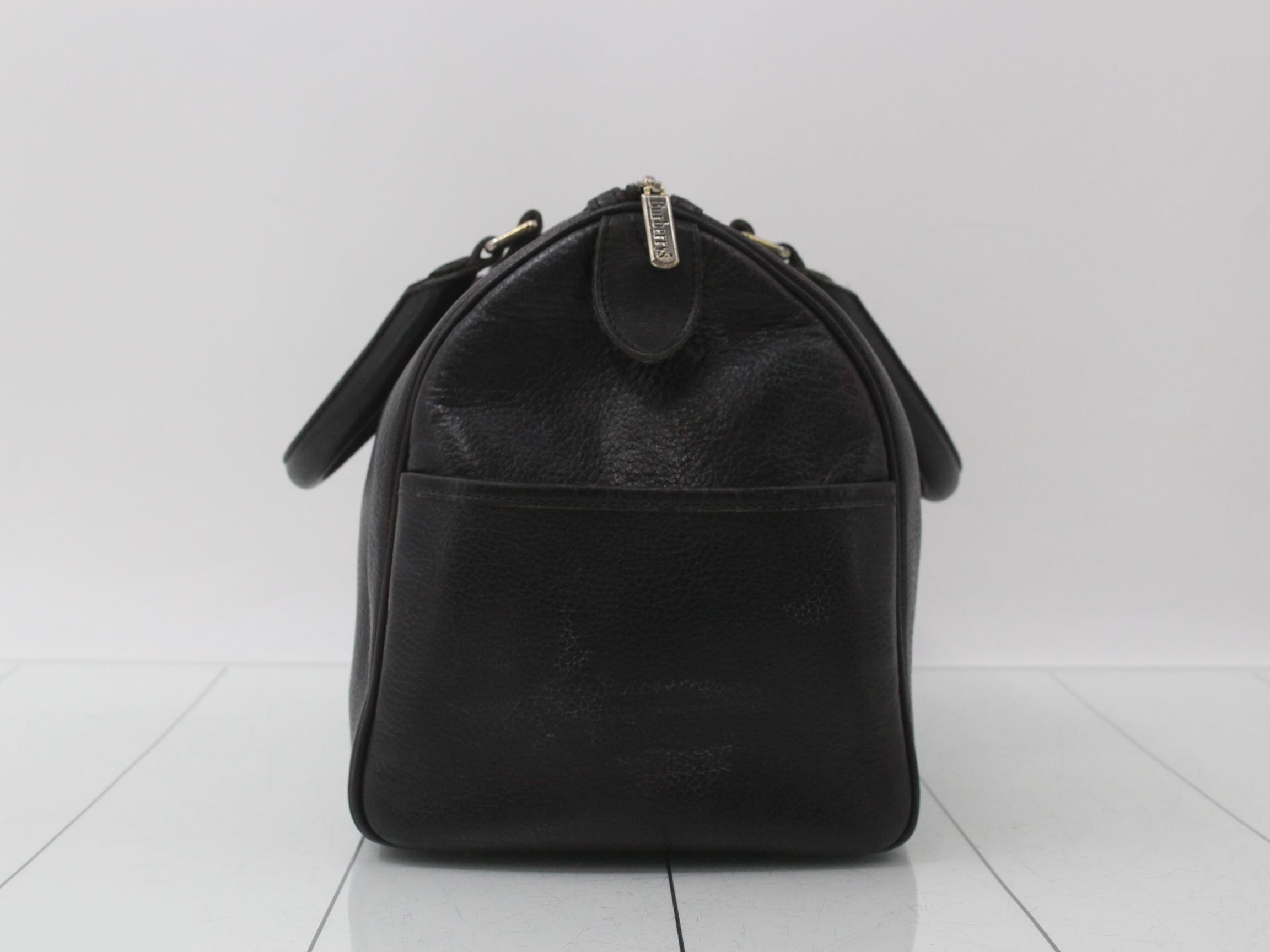 Burberrys Leather Handbag Mini Boston — view 4