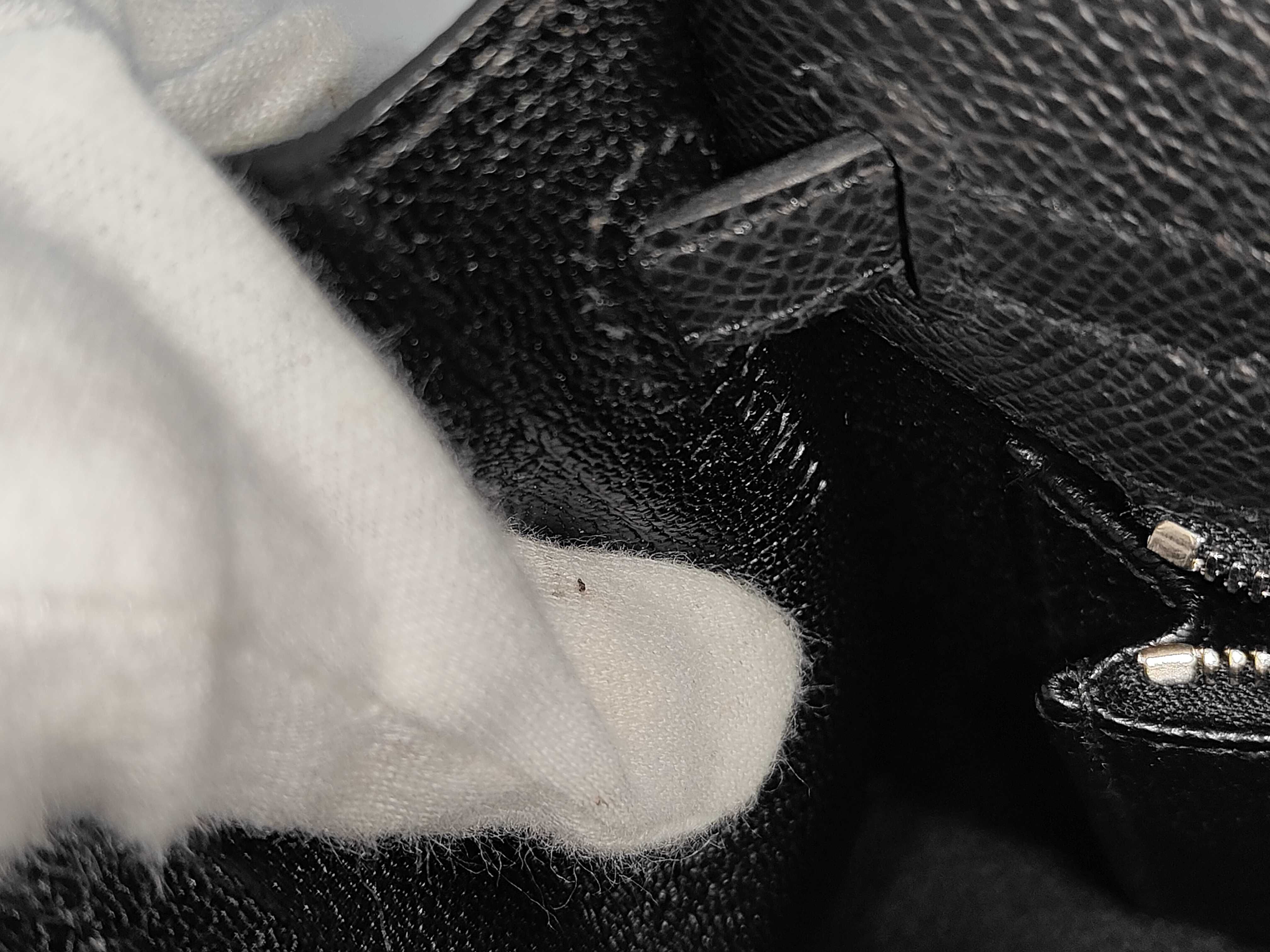 Kelly 25 Black Epsom Leather Handbag with Silver Hardware (K Stamp) — view 11