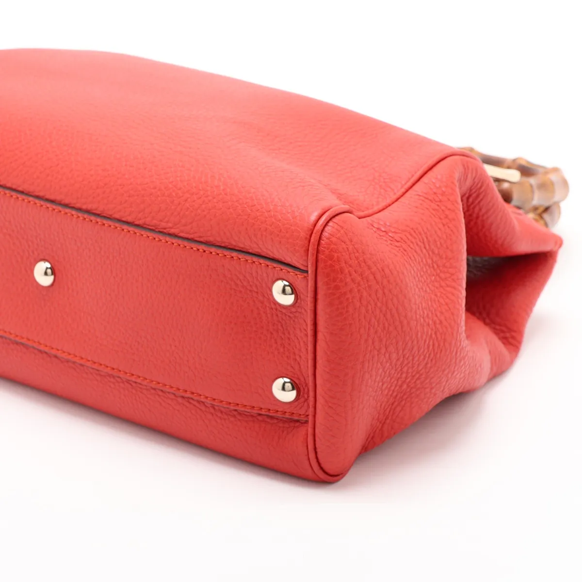 Bamboo 336032 Leather 2-Way Handbag Red — view 3