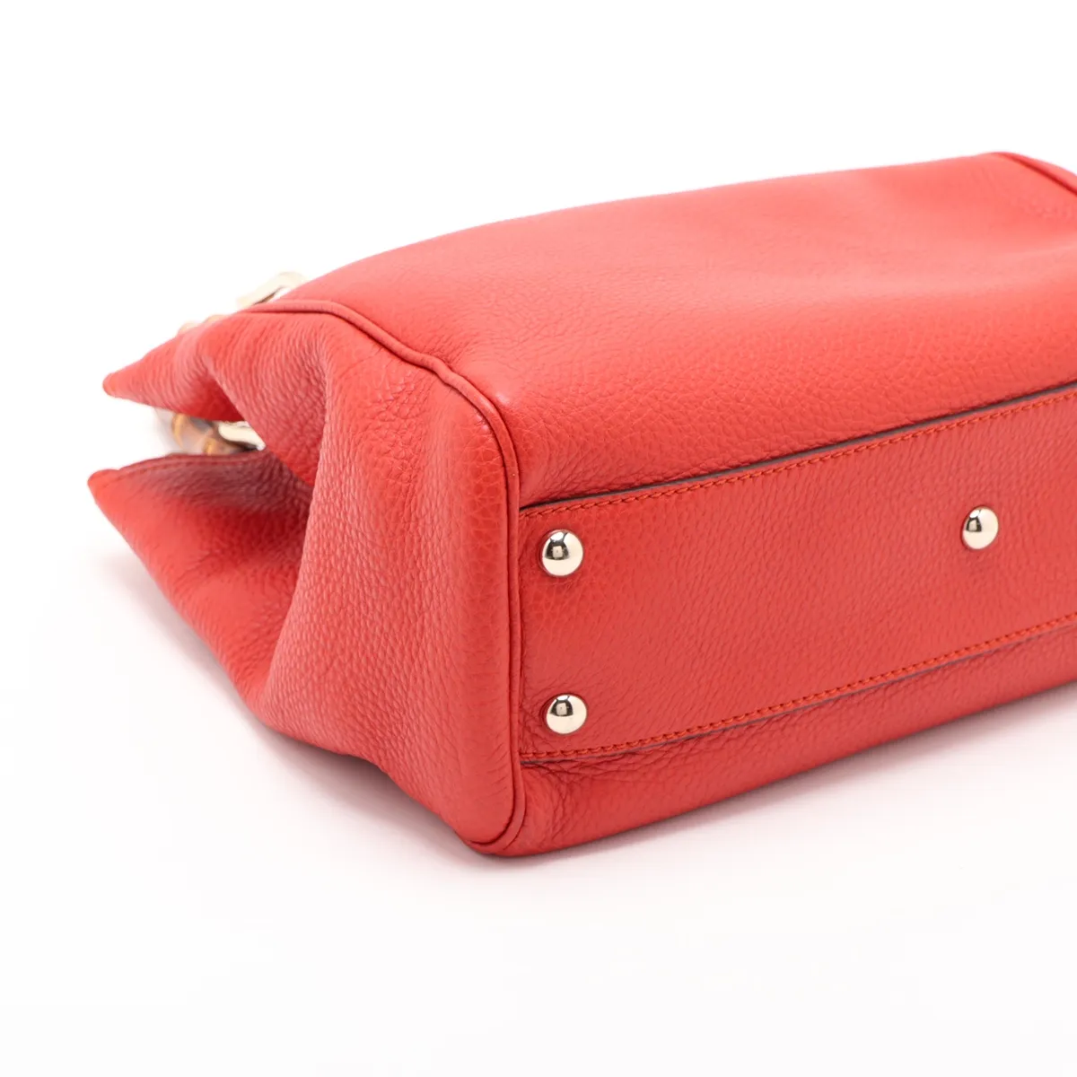 Bamboo 336032 Leather 2-Way Handbag Red — view 4