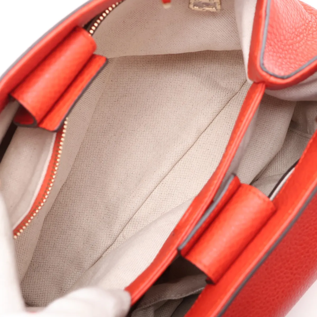 Bamboo 336032 Leather 2-Way Handbag Red — view 8