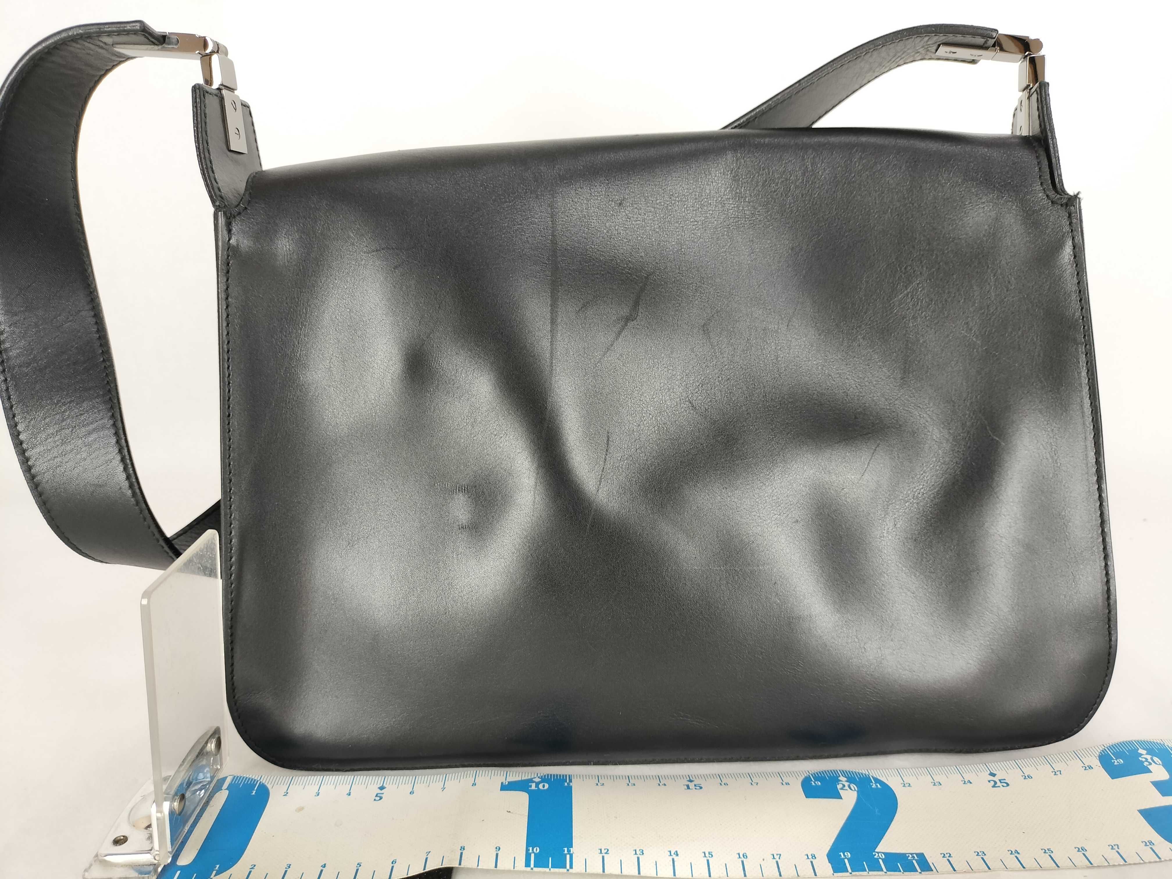 Turnlock Leather Shoulder Bag — view 2