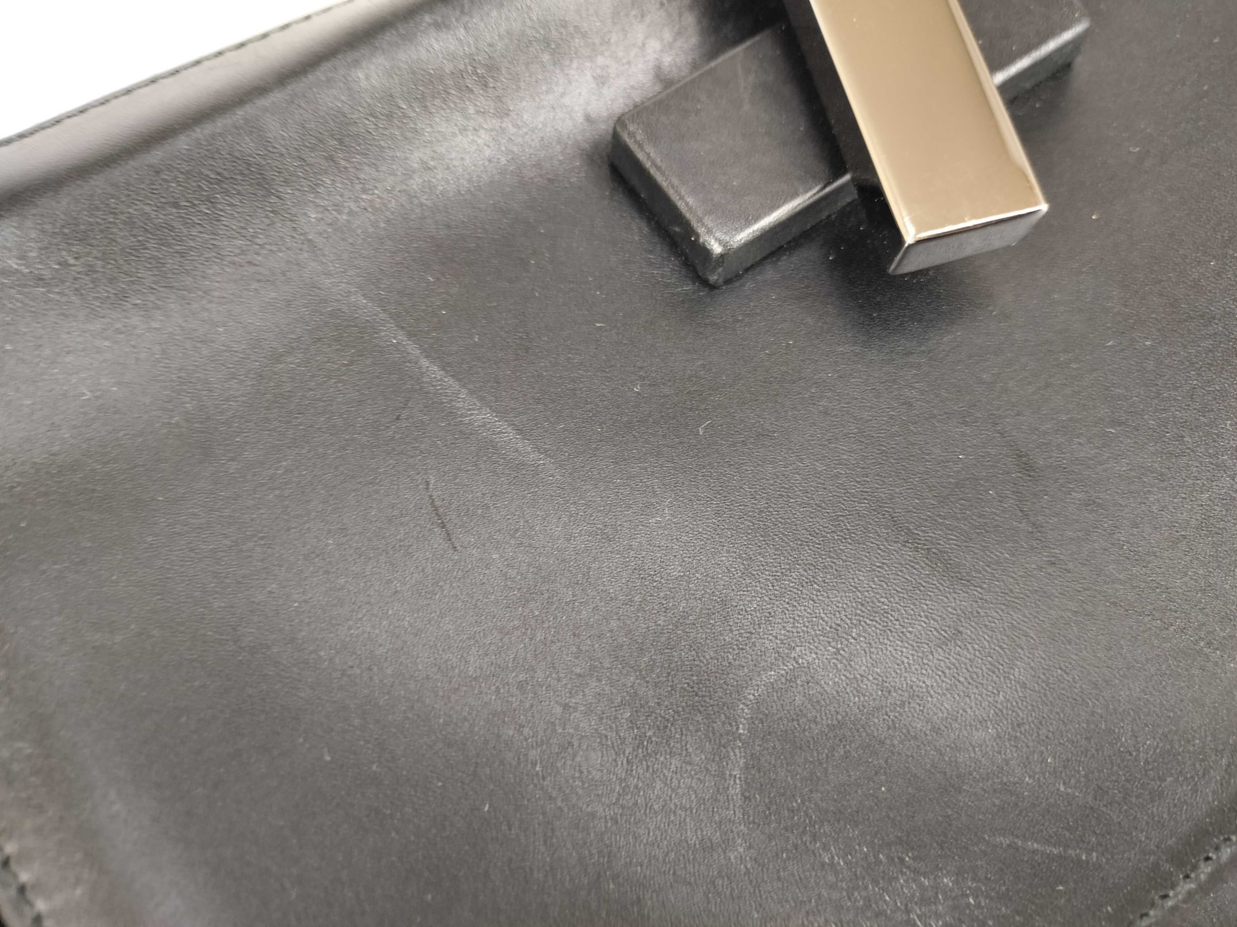 Turnlock Leather Shoulder Bag — view 15
