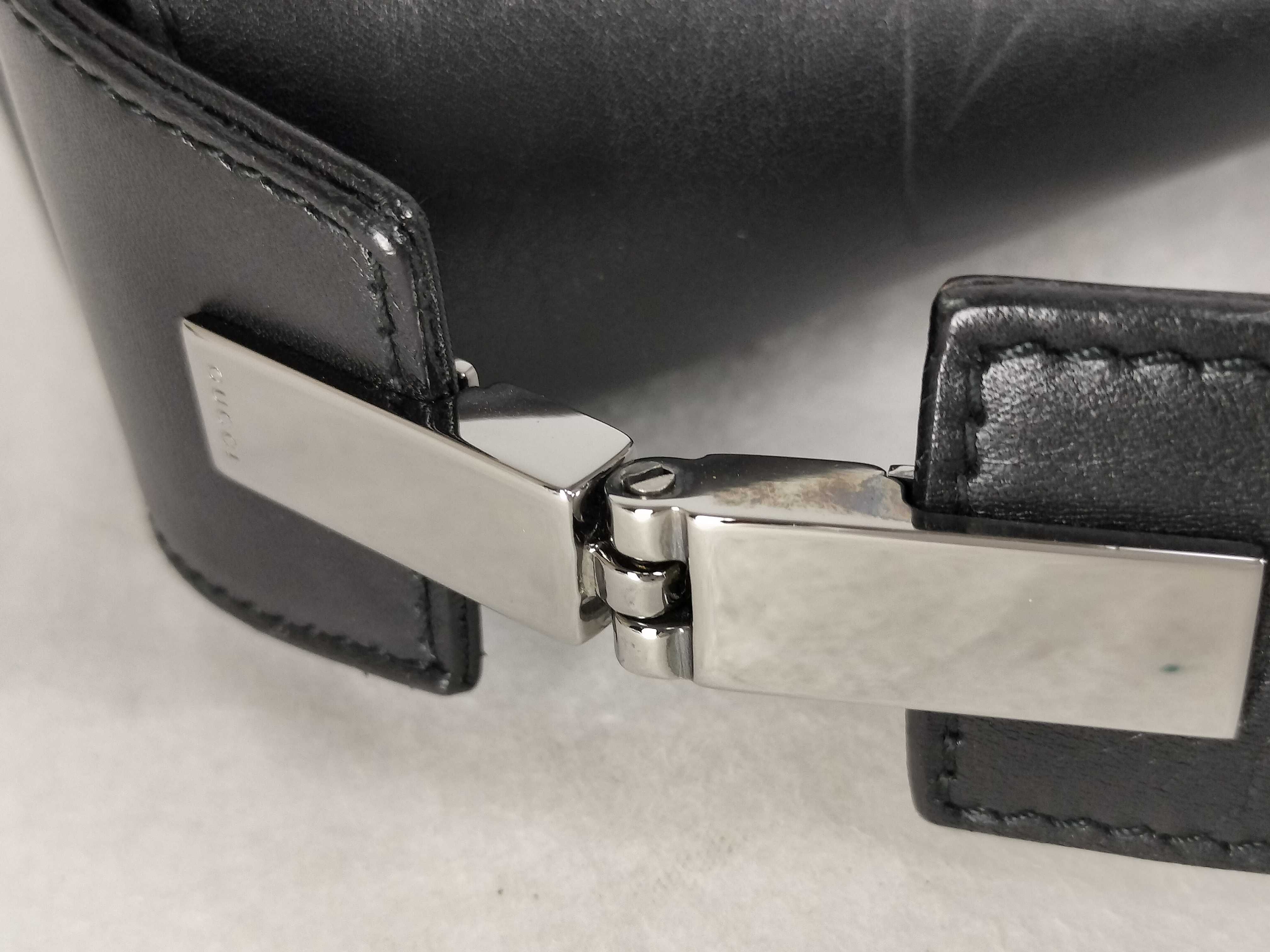 Turnlock Leather Shoulder Bag — view 5
