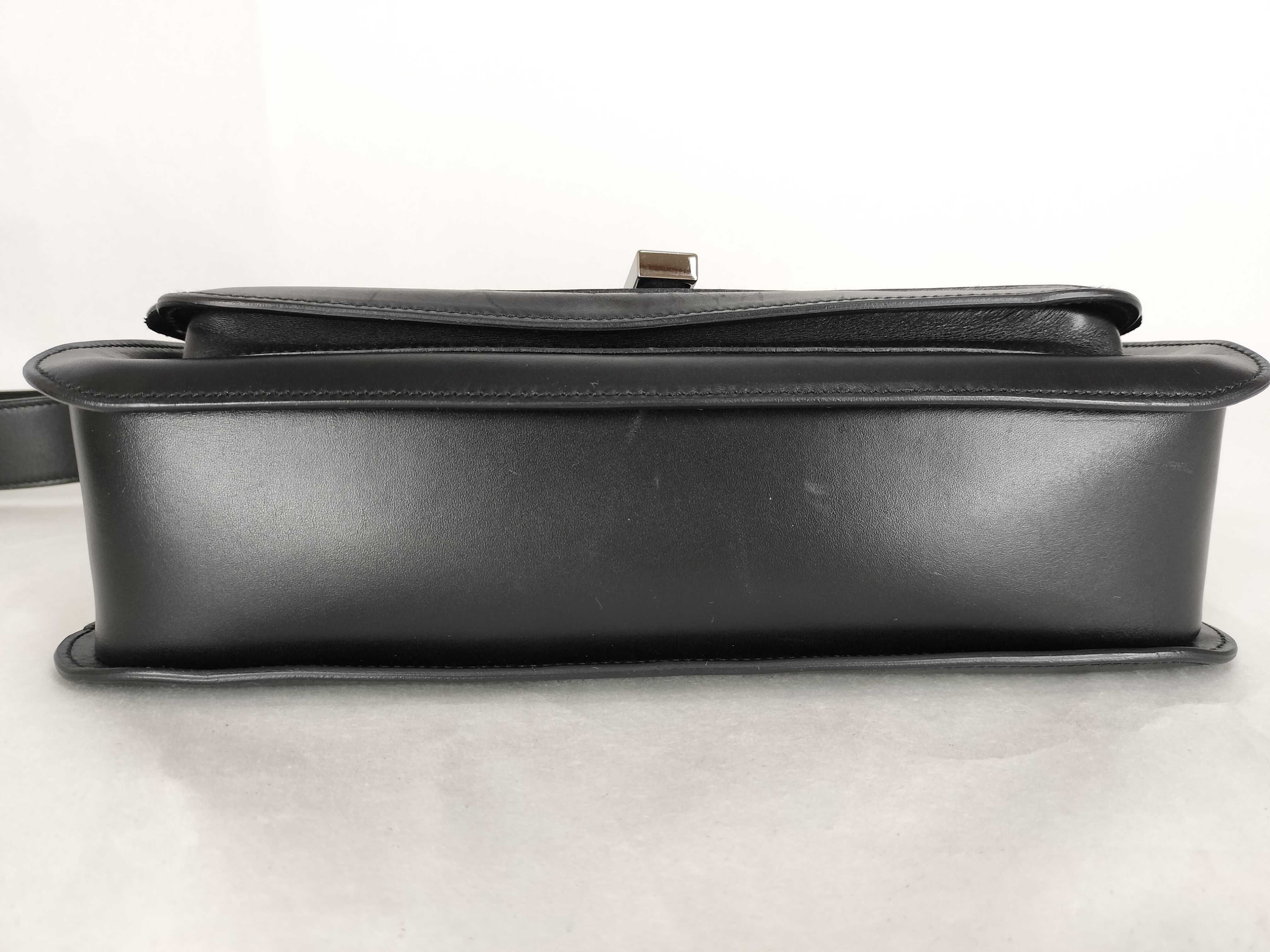 Turnlock Leather Shoulder Bag — view 7