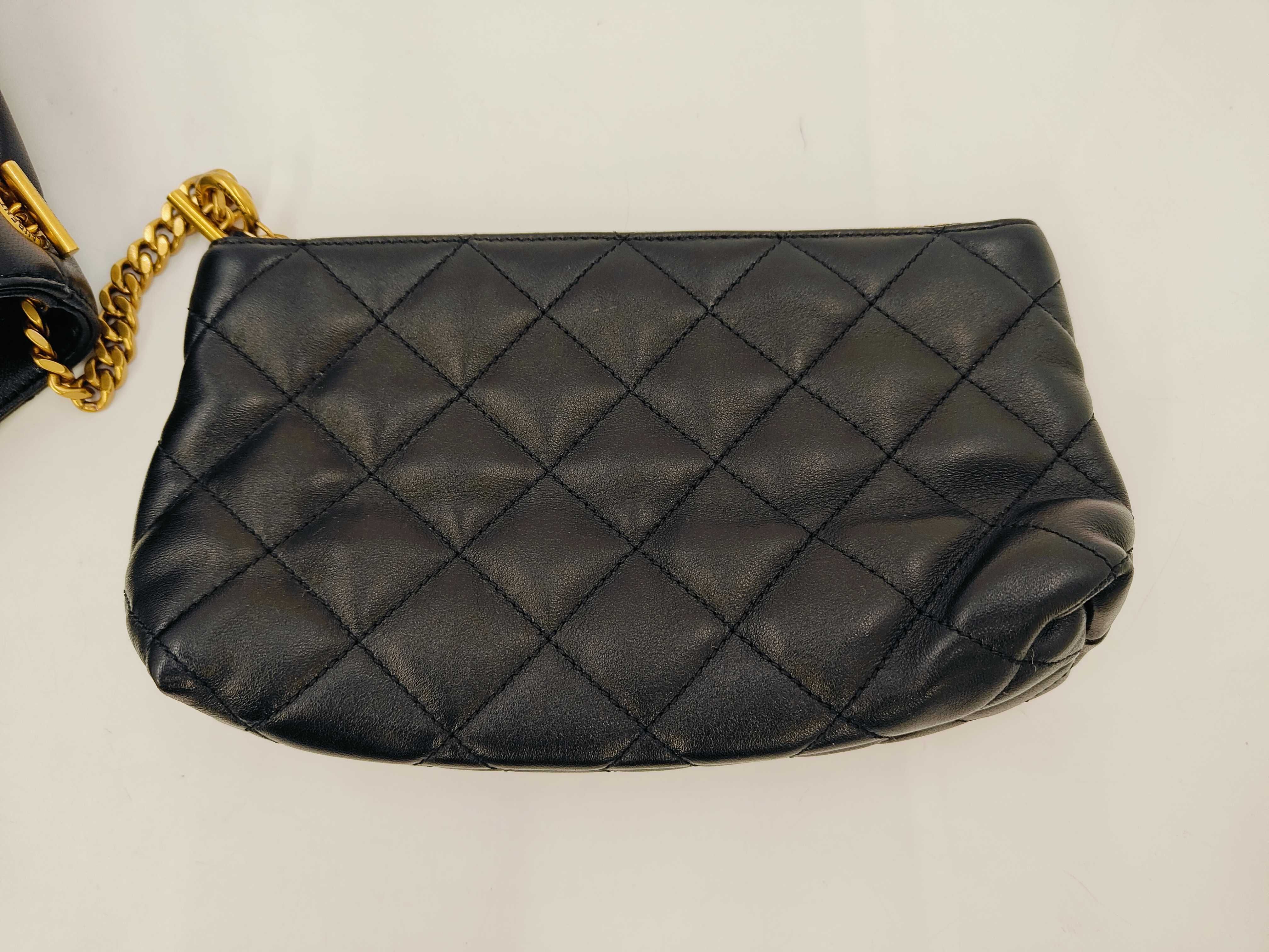 Black Quilted Medium Parent-Child Bag — view 13