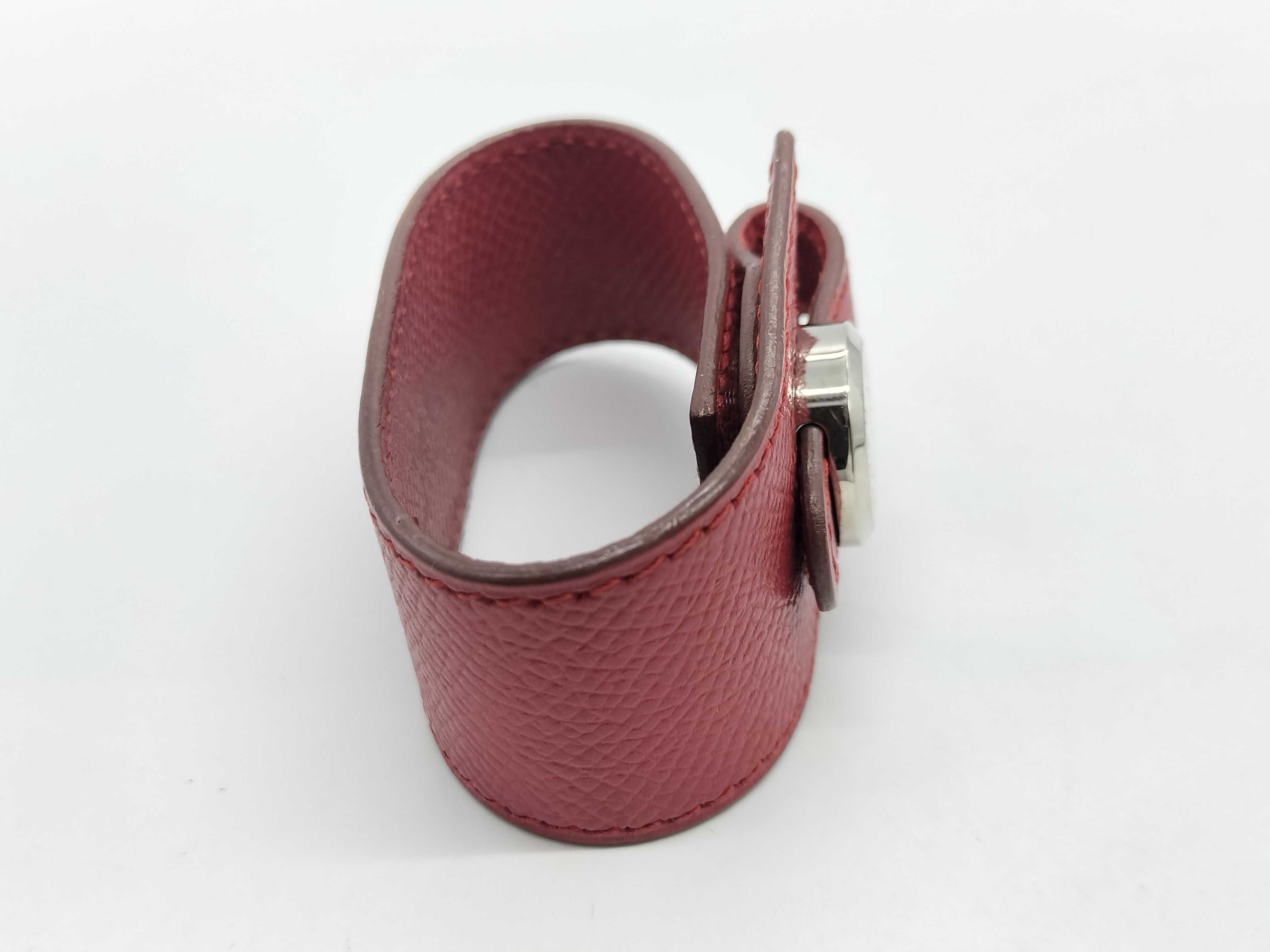 Sellier Bracelet, Red, Bracelet/Bangle — view 2