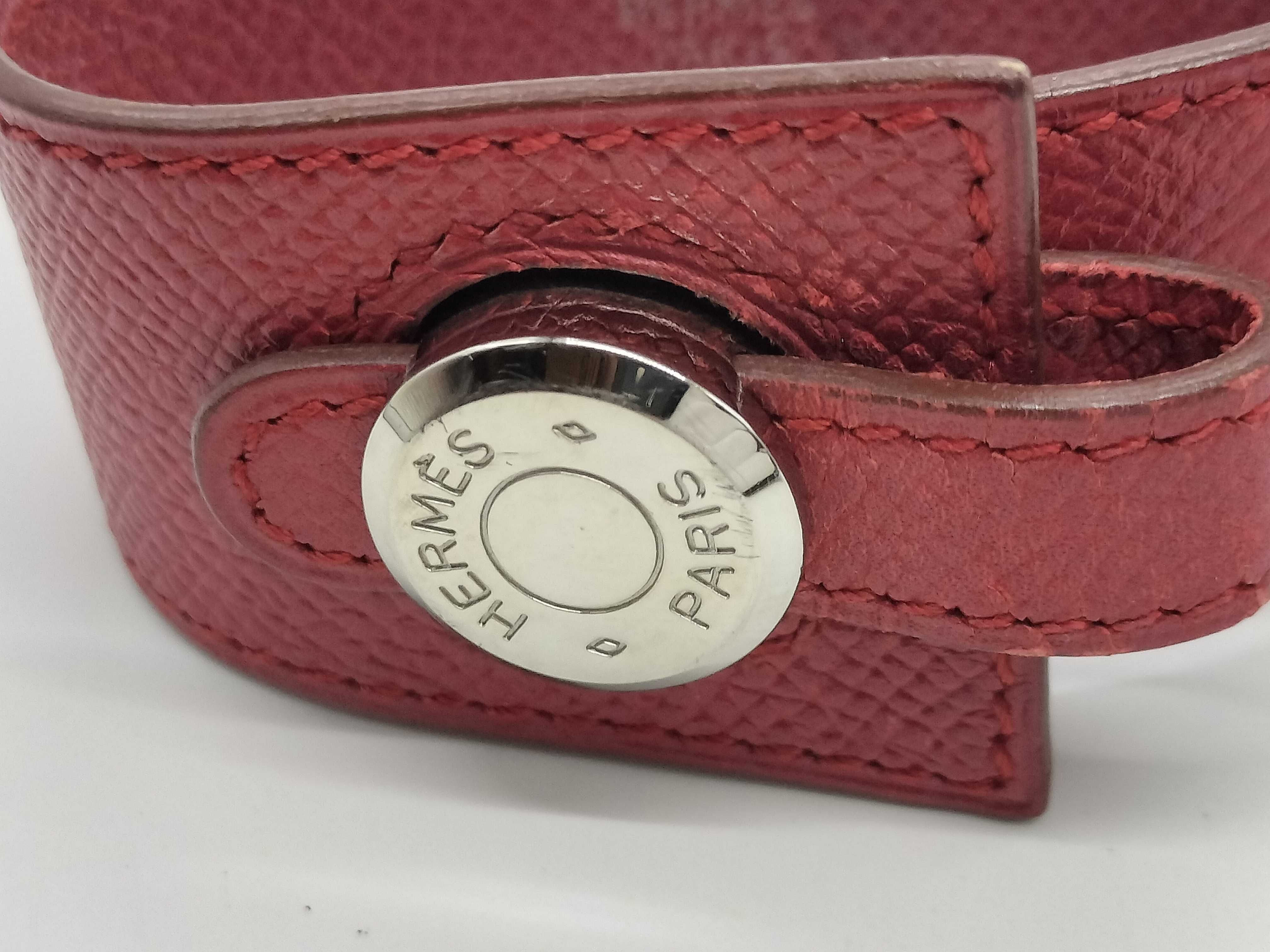 Sellier Bracelet, Red, Bracelet/Bangle — view 4