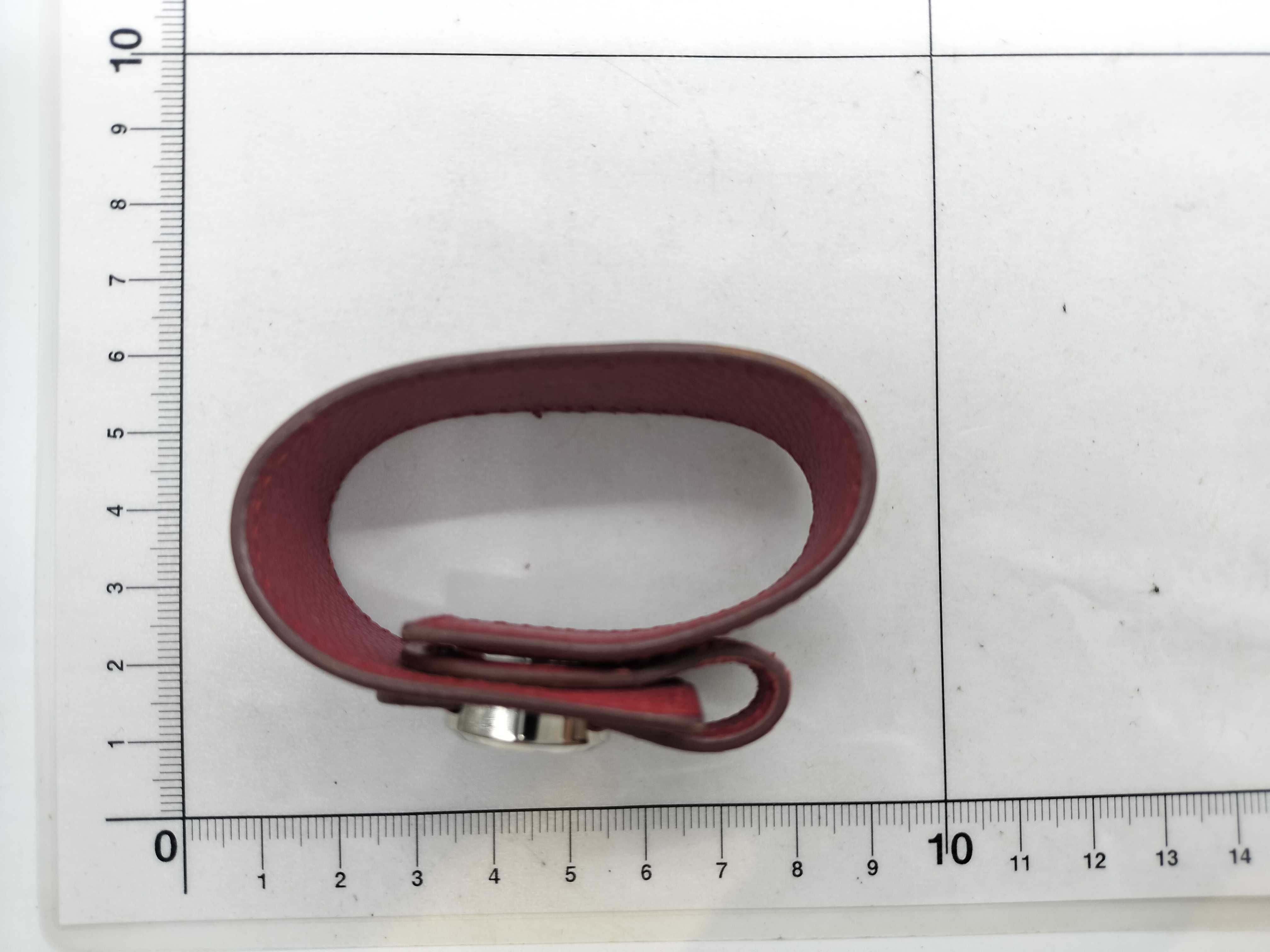 Sellier Bracelet, Red, Bracelet/Bangle — view 6