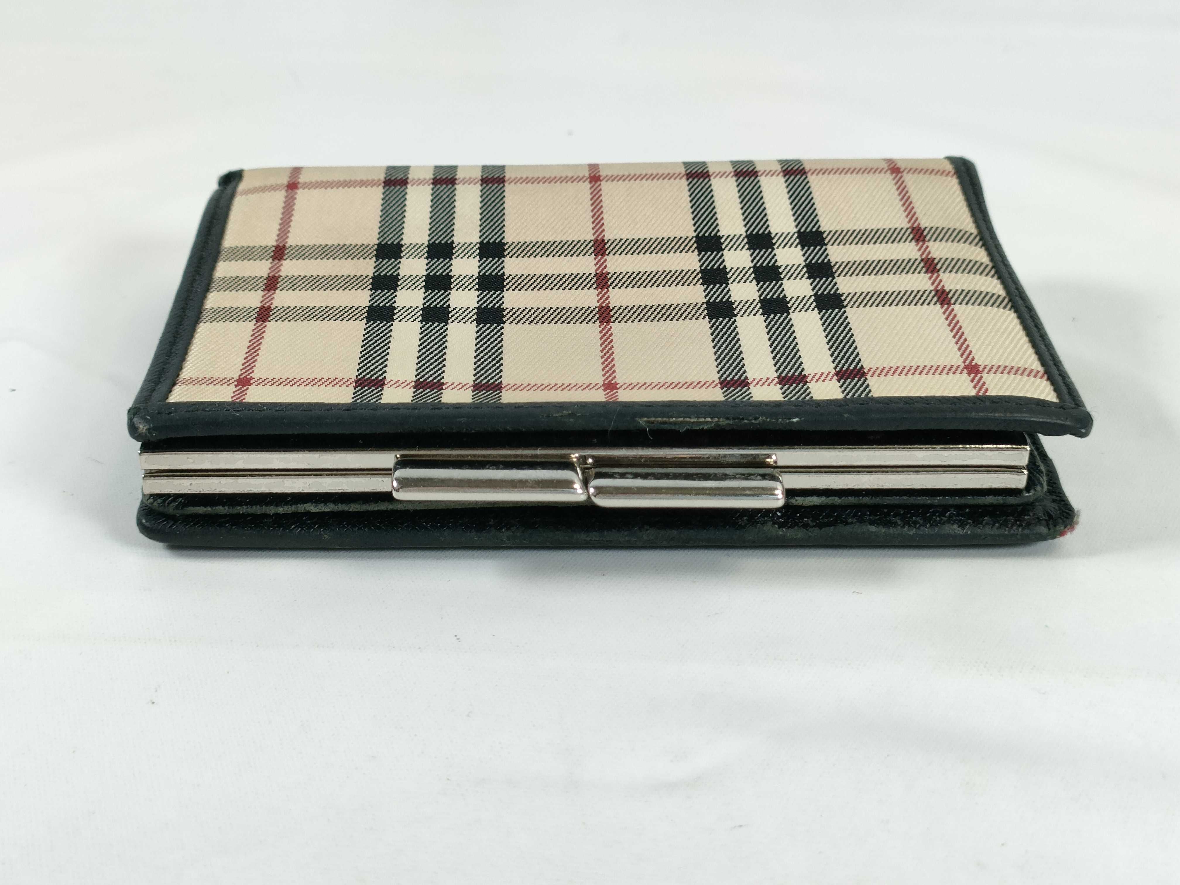 Checkered Clasp Bi-fold Wallet — view 5