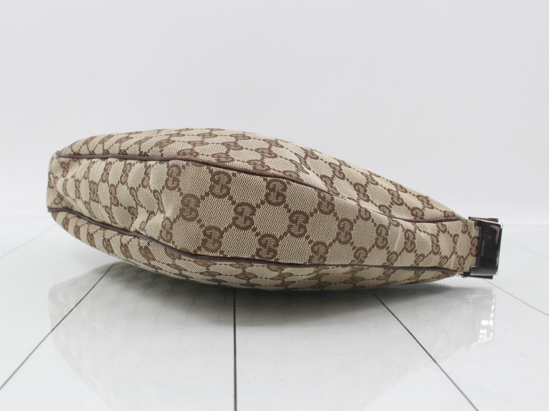 GG Canvas Shoulder Bag, Brown — view 6
