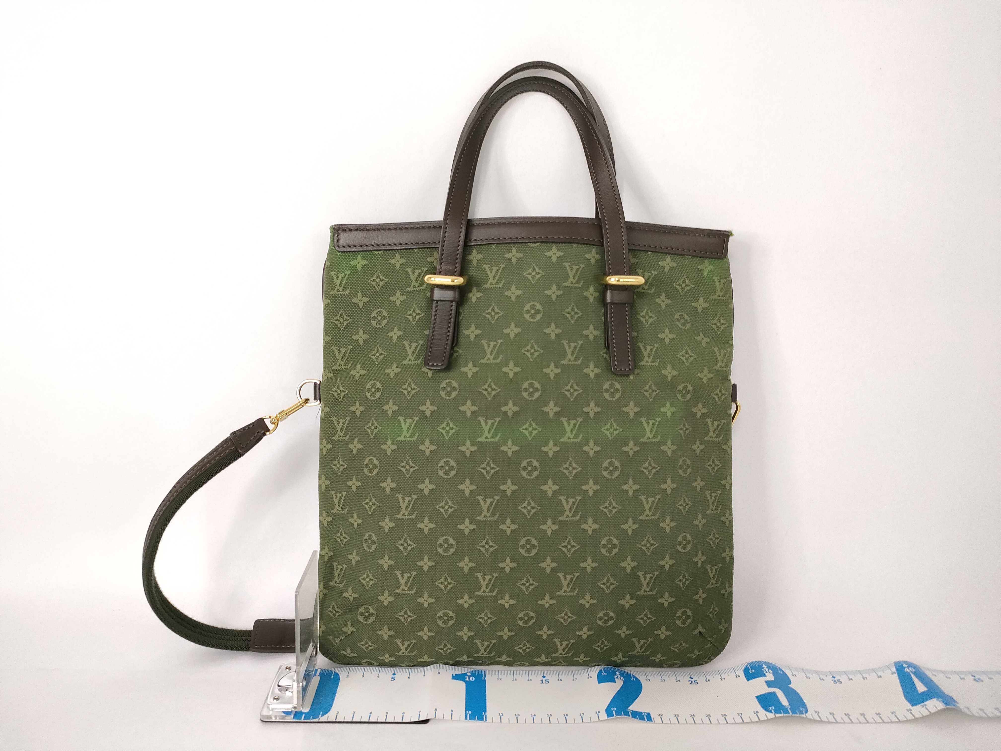 Monogram Mini Louis Vuitton Monogram Mini Framboise 2way TST Khaki M92422 Handbag — view 2