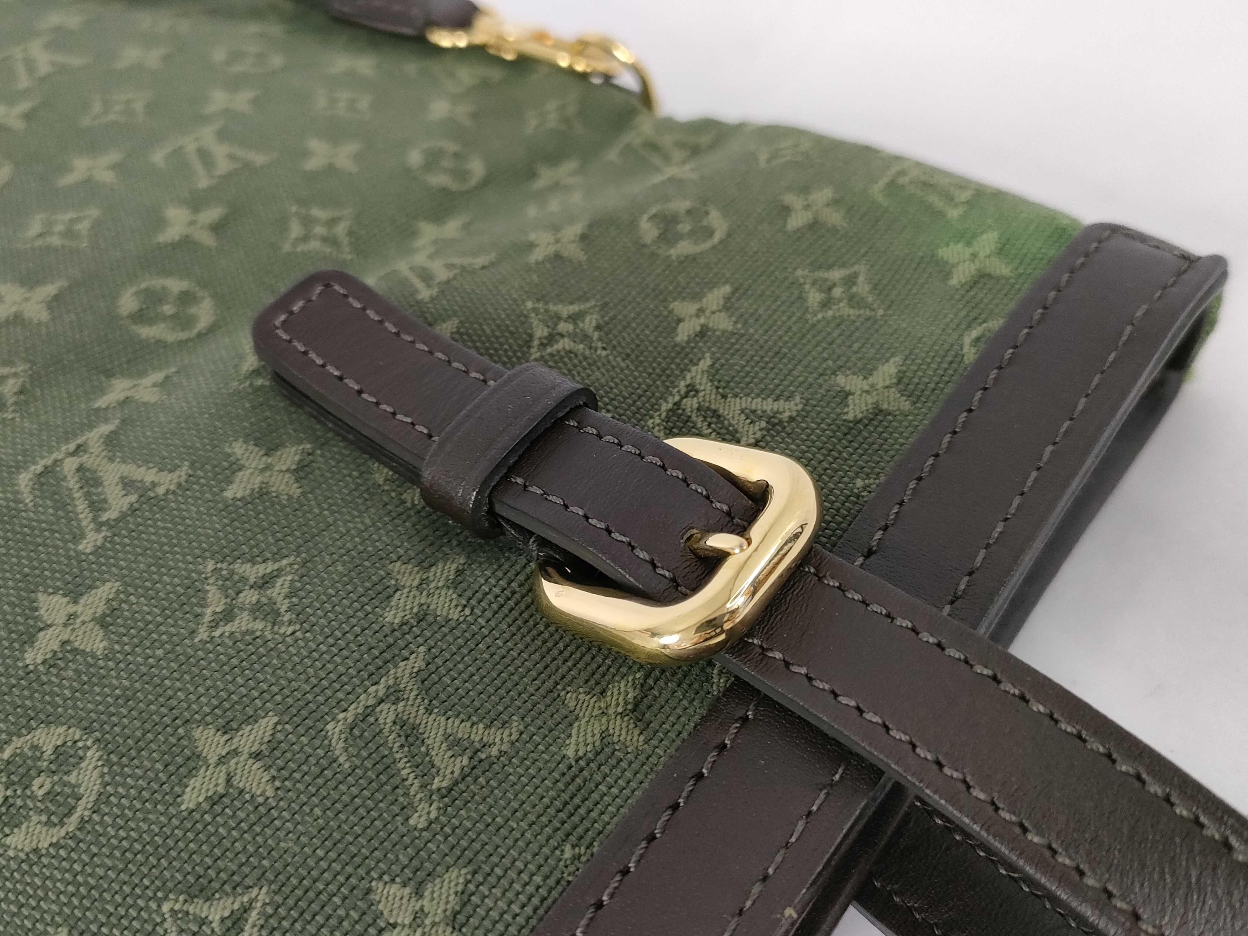 Monogram Mini Louis Vuitton Monogram Mini Framboise 2way TST Khaki M92422 Handbag — view 5