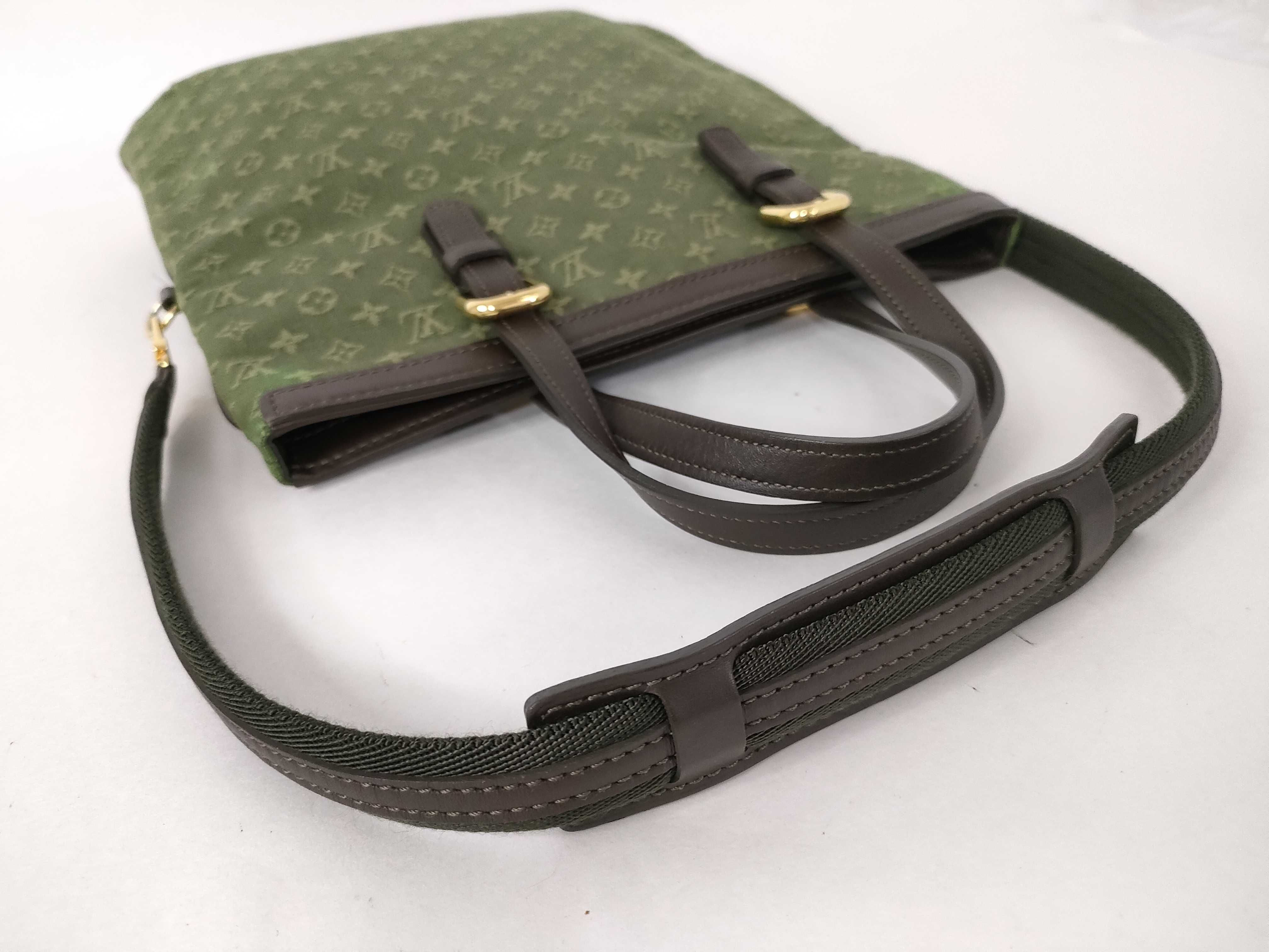 Monogram Mini Louis Vuitton Monogram Mini Framboise 2way TST Khaki M92422 Handbag — view 6