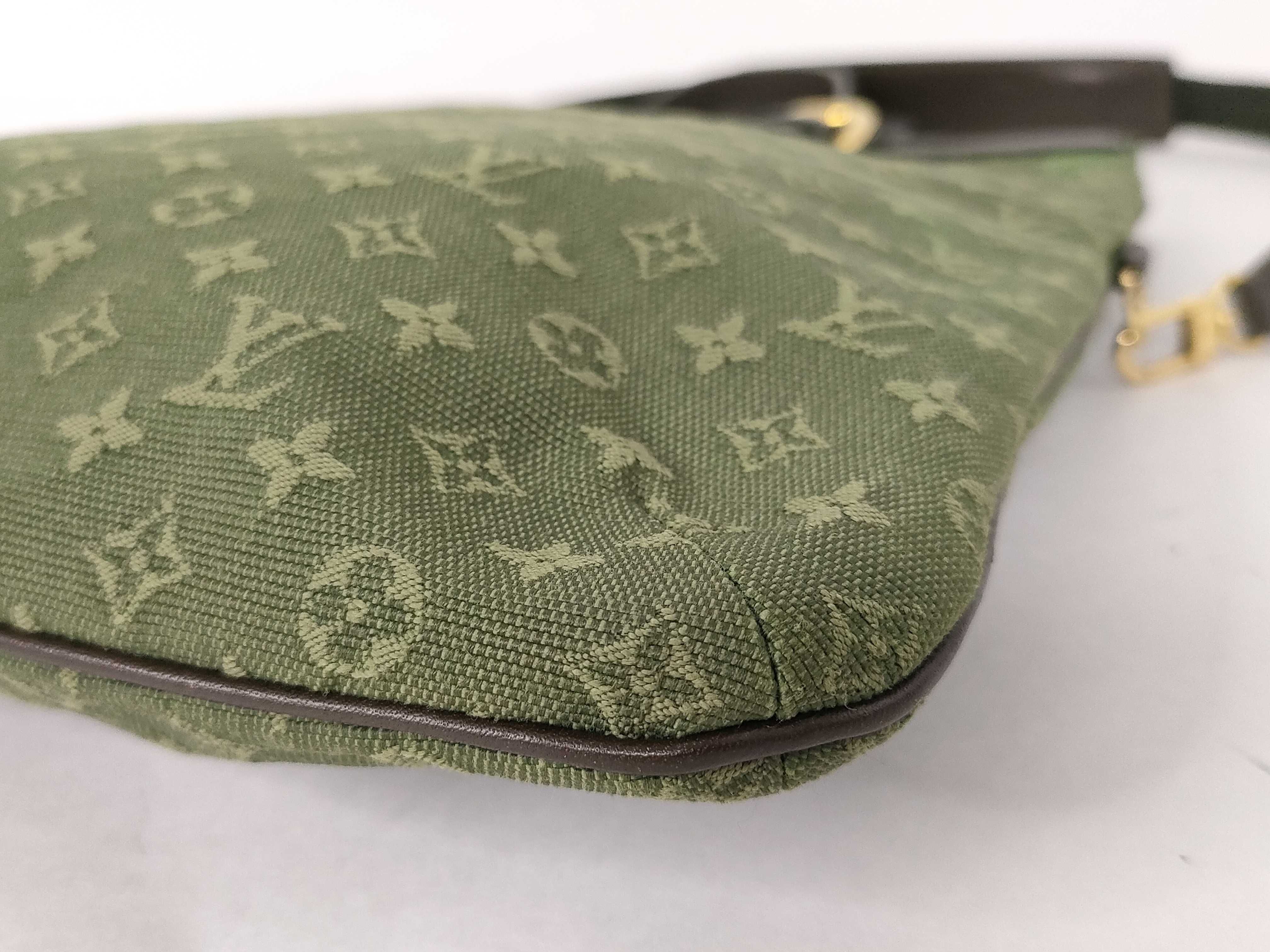 Monogram Mini Louis Vuitton Monogram Mini Framboise 2way TST Khaki M92422 Handbag — view 9