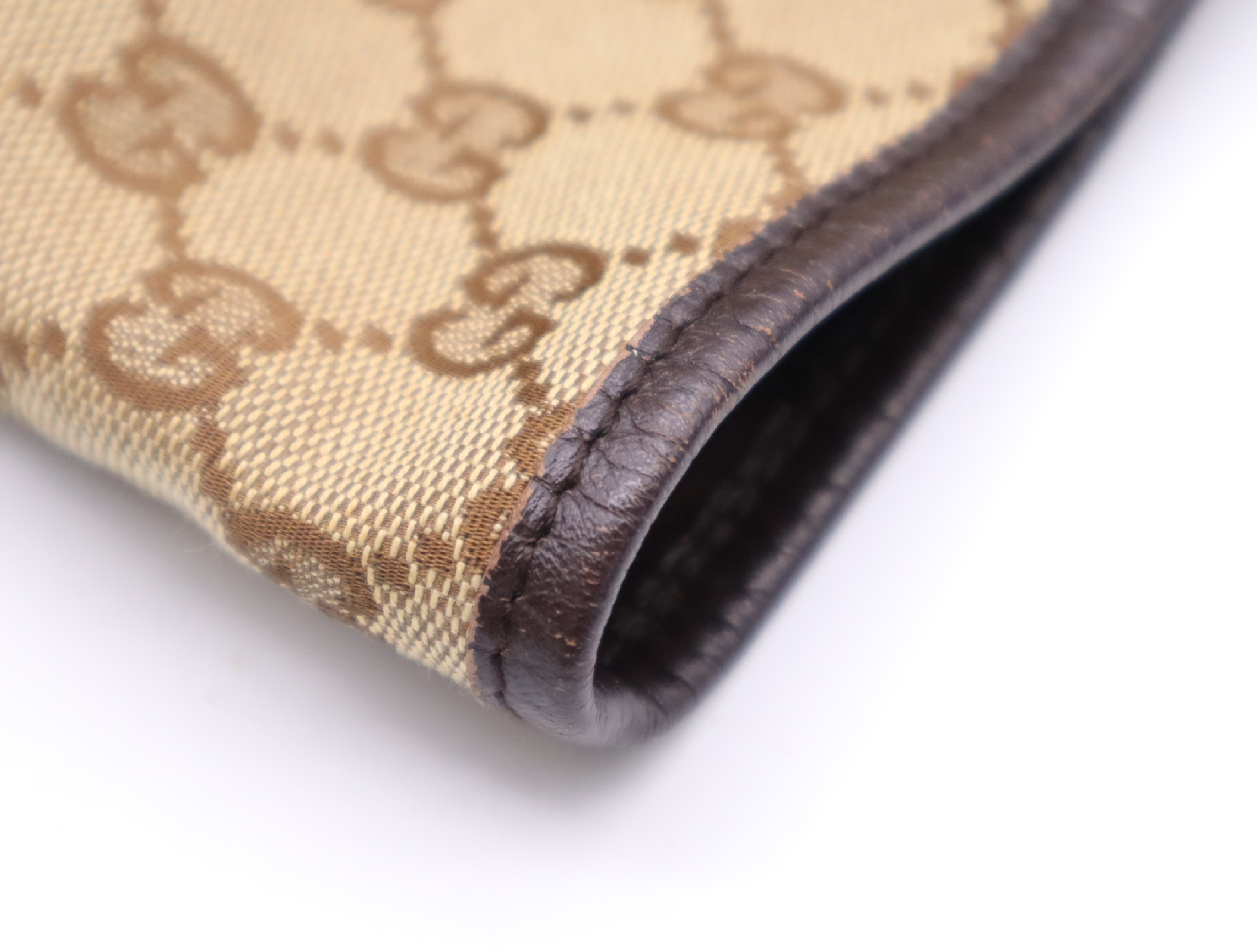 139260 GG Canvas Sherry Tote Bag Beige Brown Tote Bag — view 8