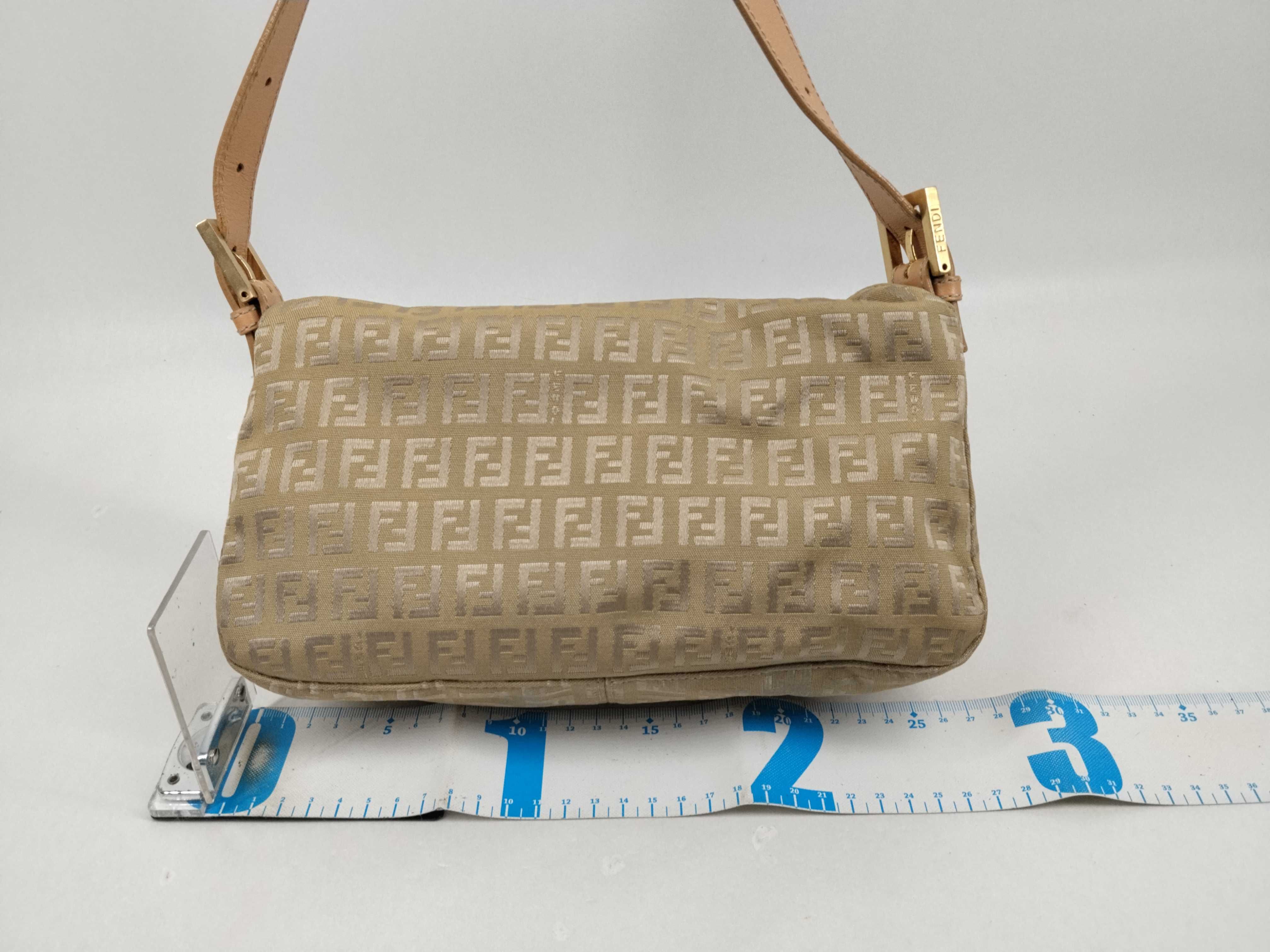 Mamma Fendi Zucca Zucchino Mamma Bucket Green Shoulder Handbag — view 2
