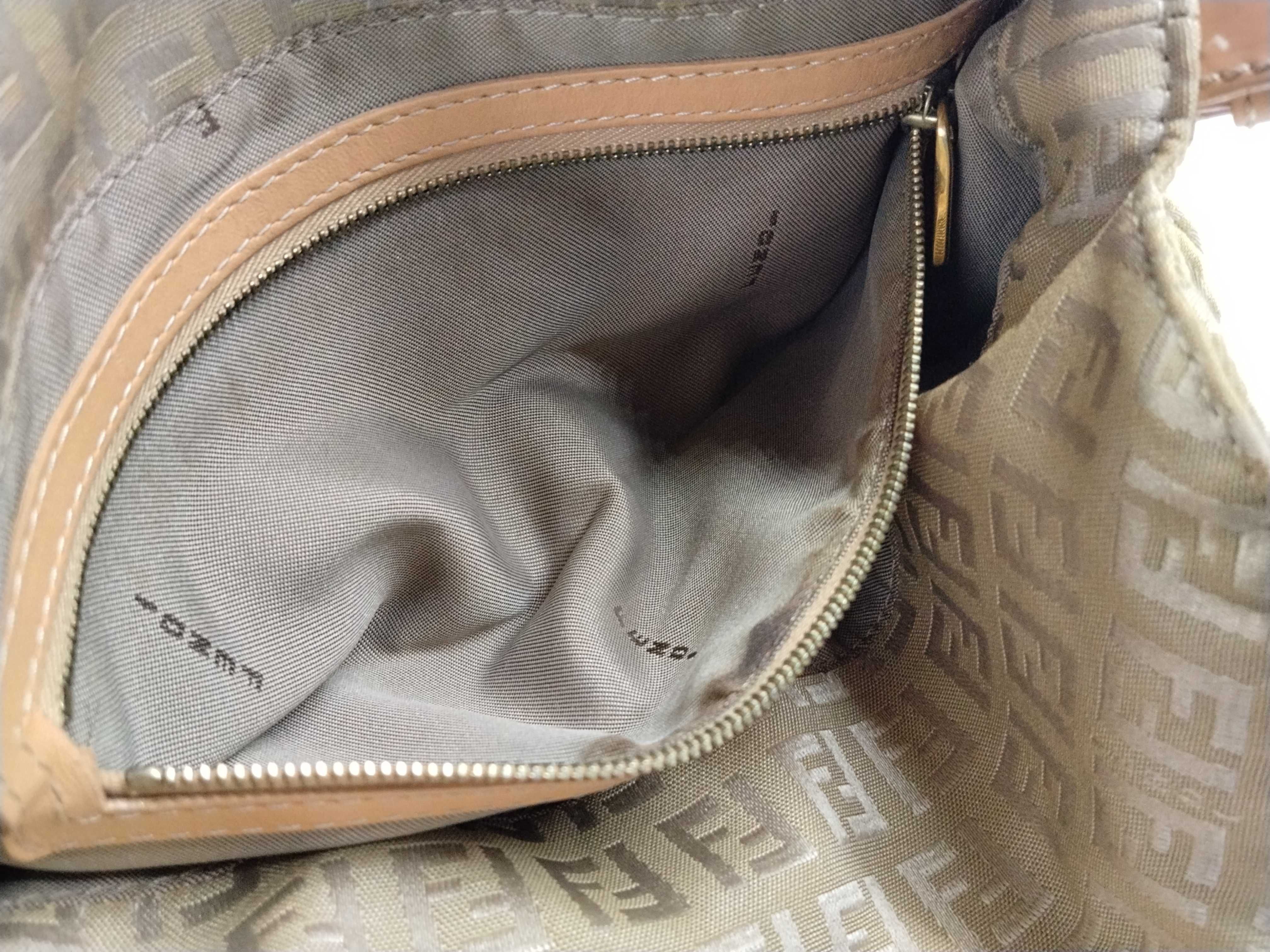 Mamma Fendi Zucca Zucchino Mamma Bucket Green Shoulder Handbag — view 13