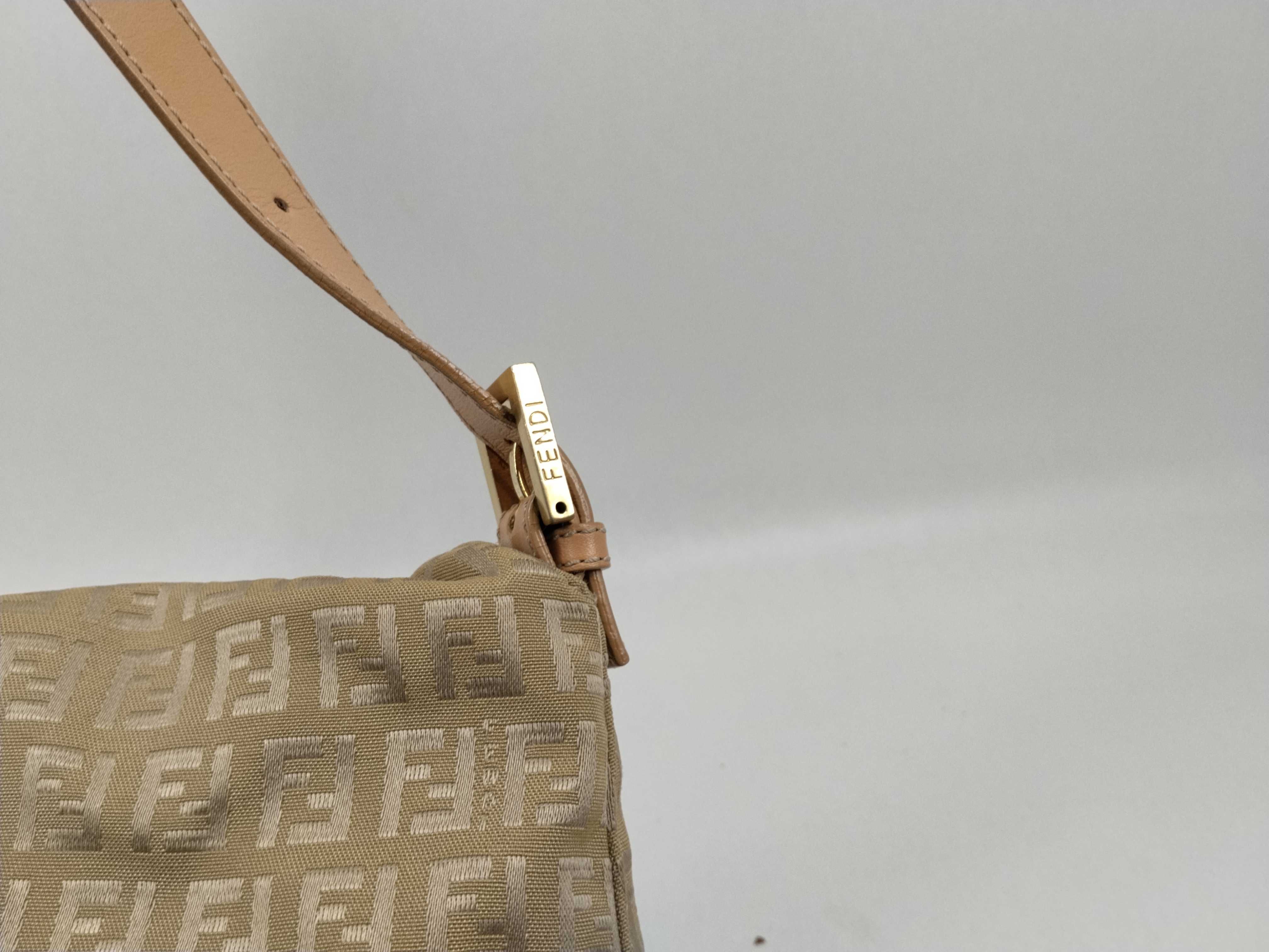 Mamma Fendi Zucca Zucchino Mamma Bucket Green Shoulder Handbag — view 3