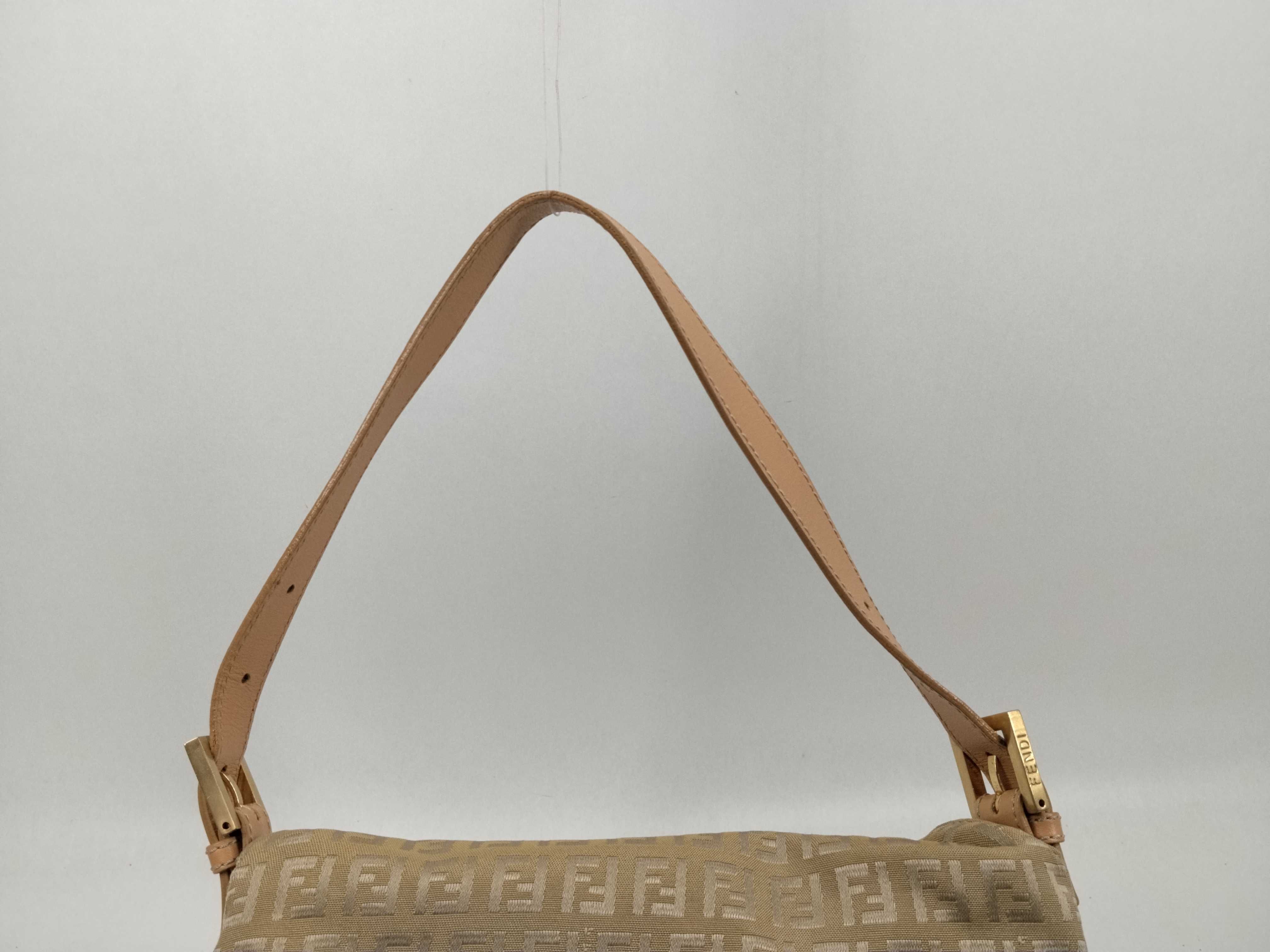 Mamma Fendi Zucca Zucchino Mamma Bucket Green Shoulder Handbag — view 4