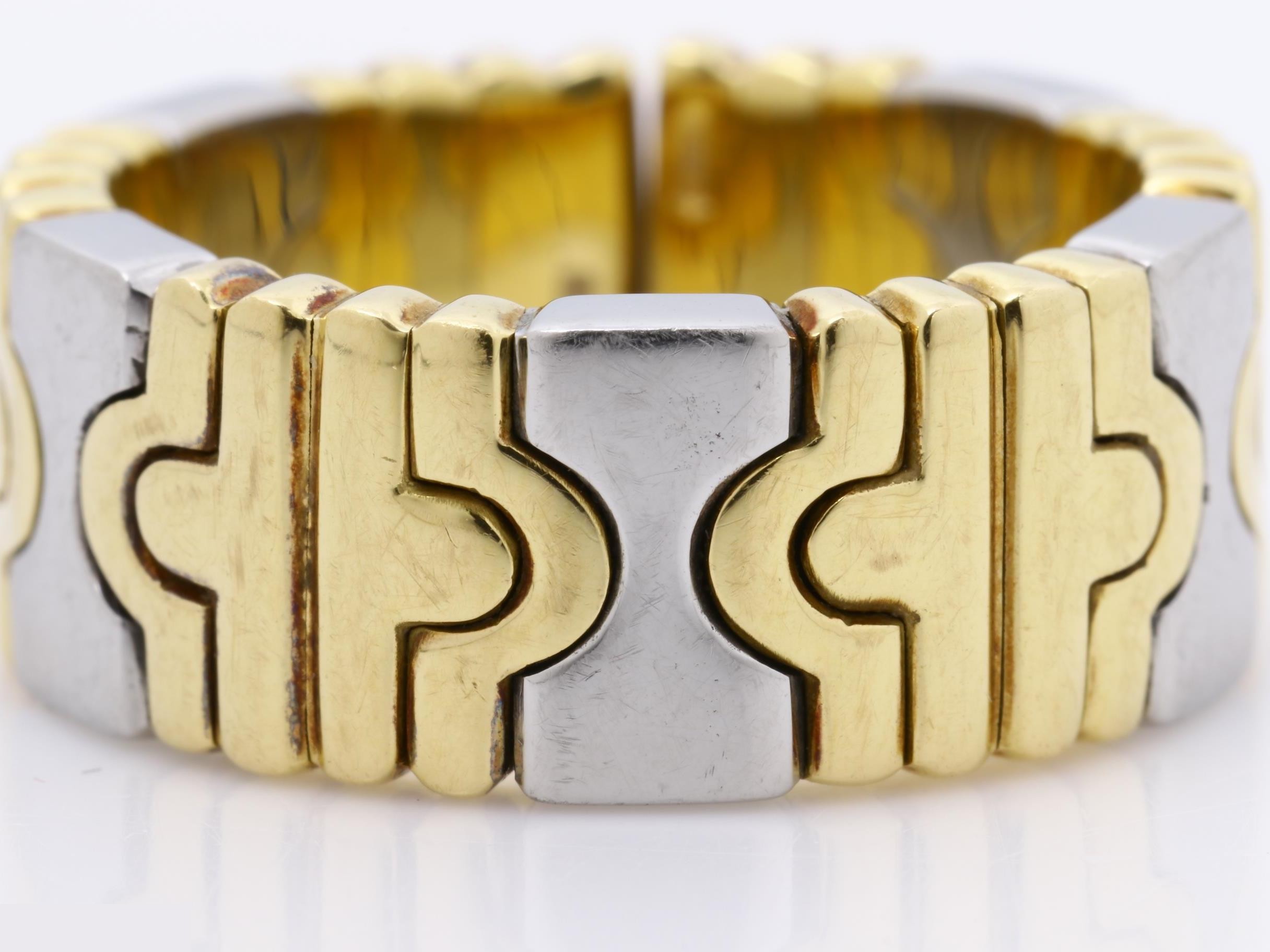750YGSS Parentesi ring, total weight approx. 10.9g, size #12 — view 2