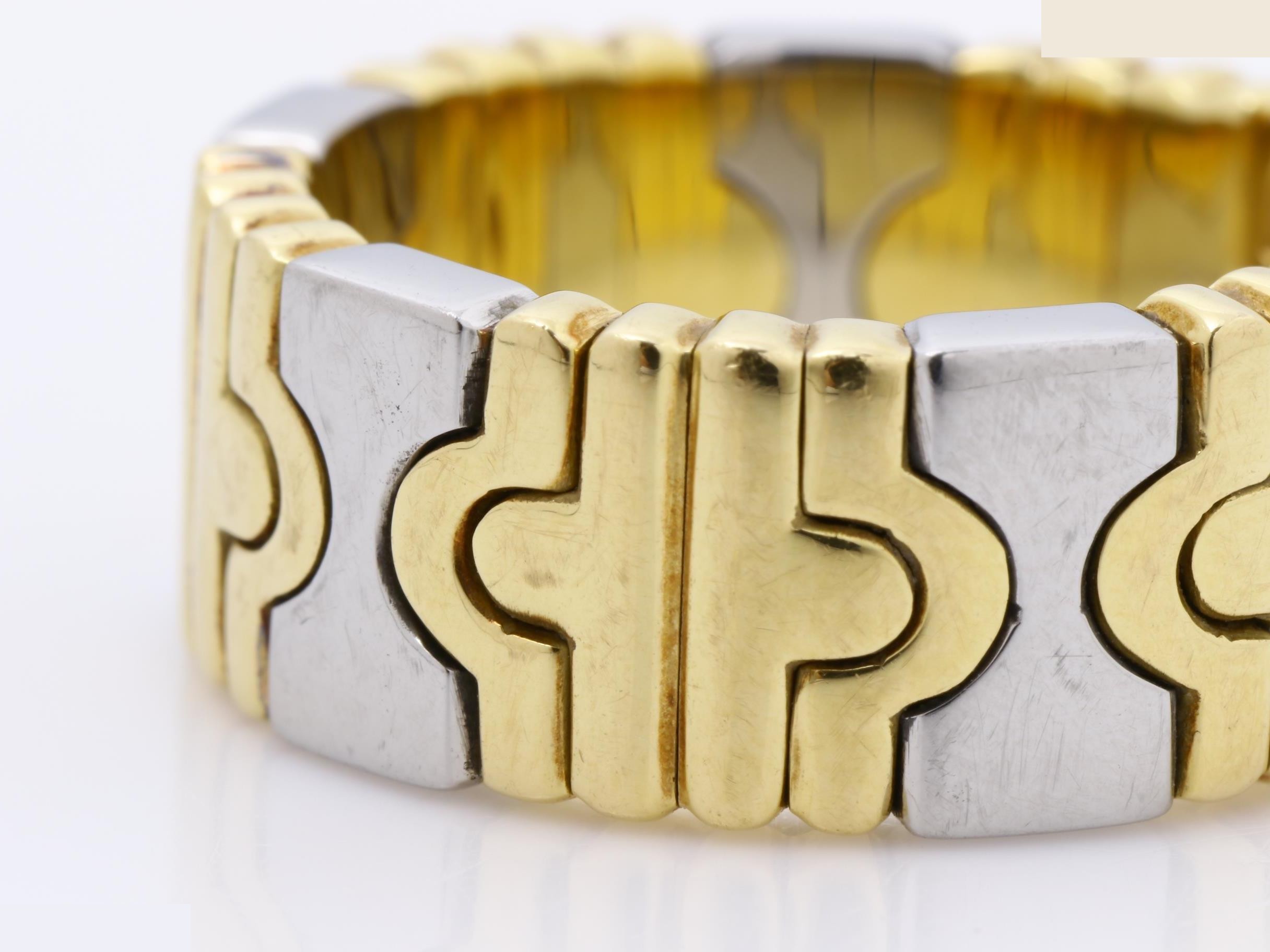 750YGSS Parentesi ring, total weight approx. 10.9g, size #12 — view 3