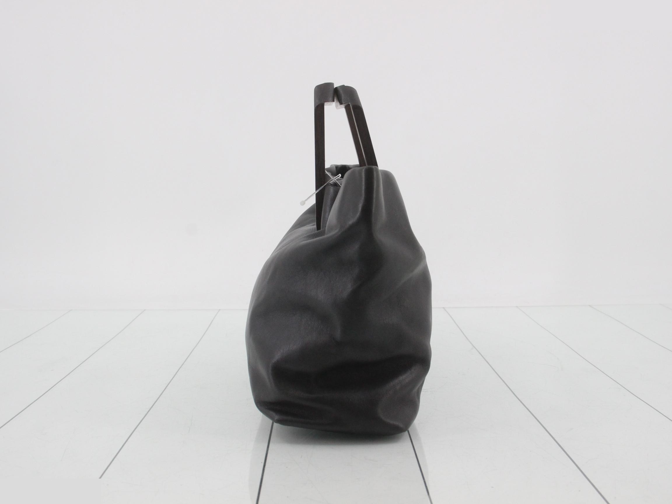 Wooden handle bags and handbags — view 3