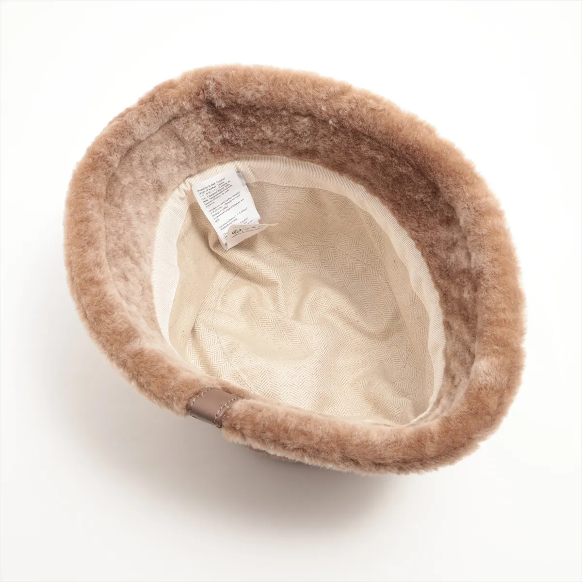 Logo Hat Fur x Cotton Threaded, fluffed, out of shape, — view 4