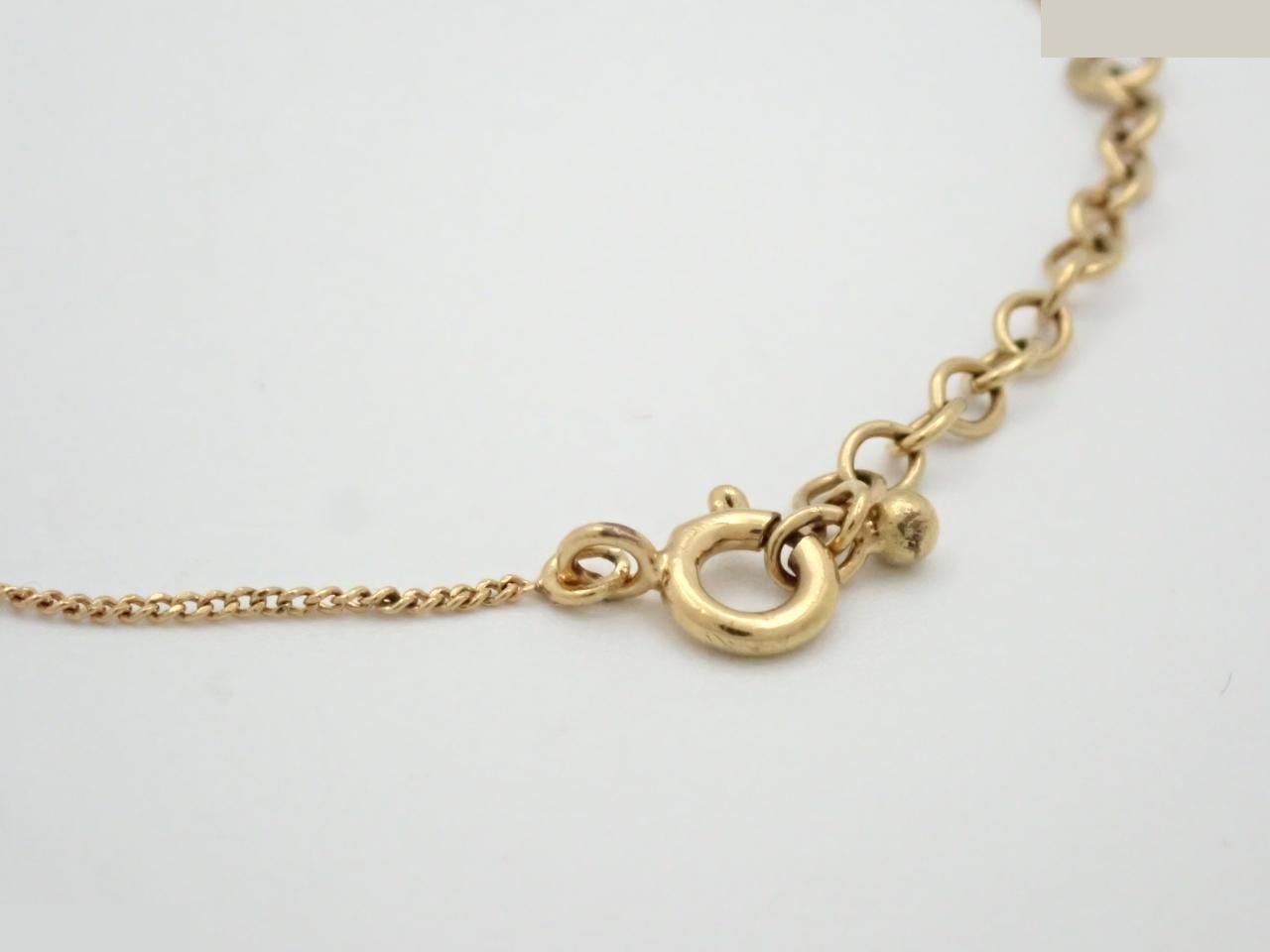 logo bracelet, GP (gold plated), wrist circumference approximately 21.5 cm. — view 3