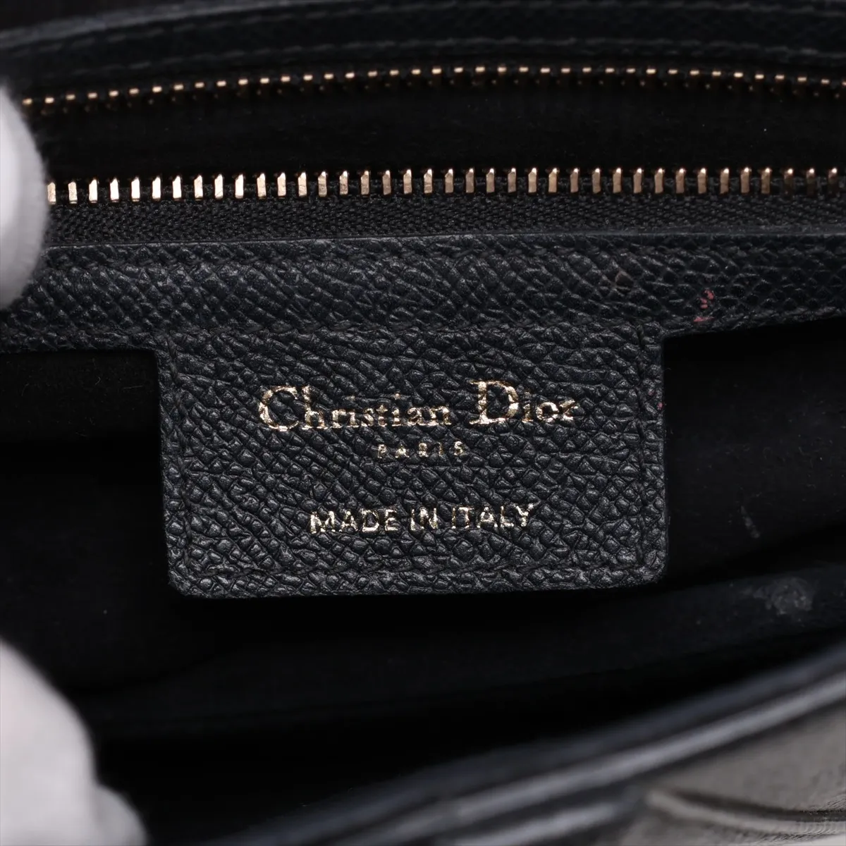Saddle Bag Leather 2-Way Shoulder Bag Black — view 11