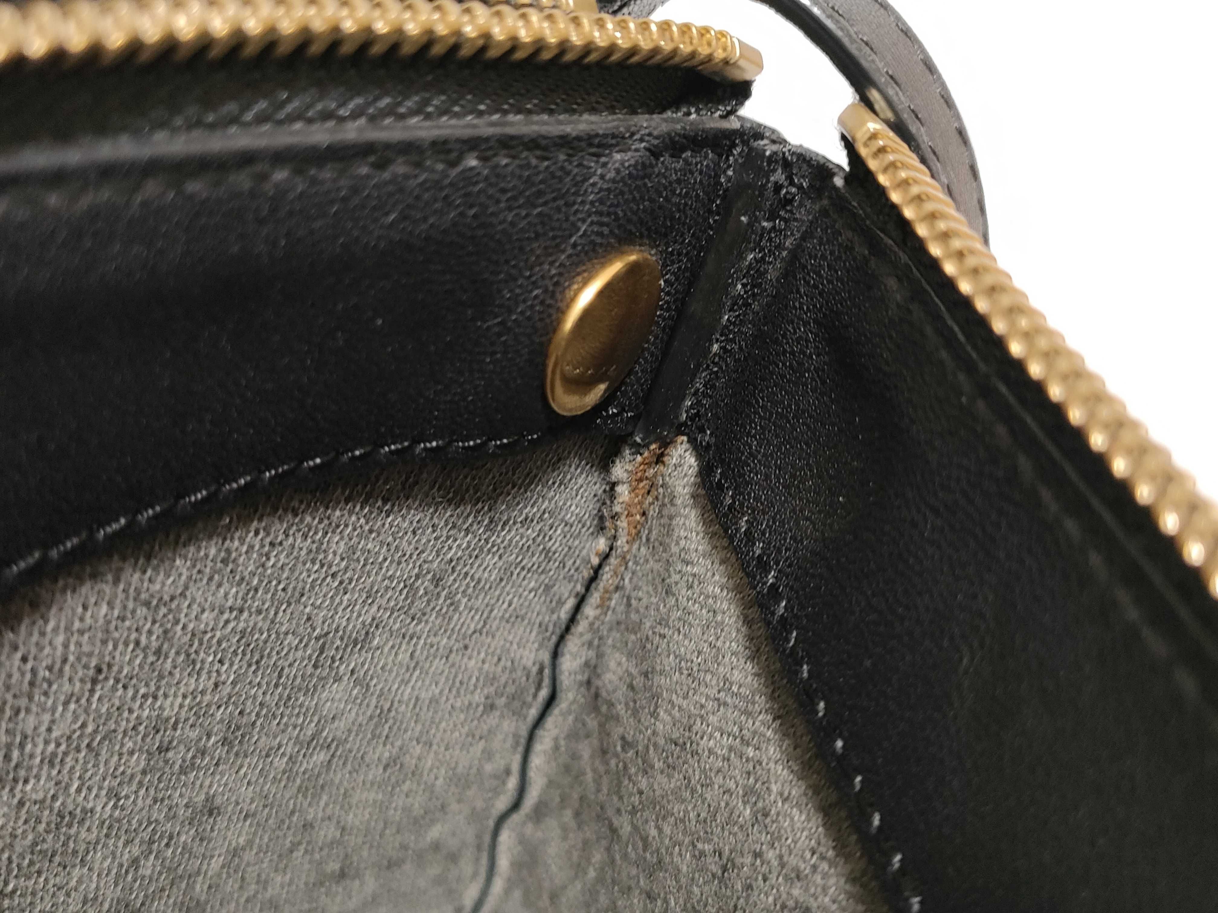 Trio Leather Shoulder Bag, Black — view 9
