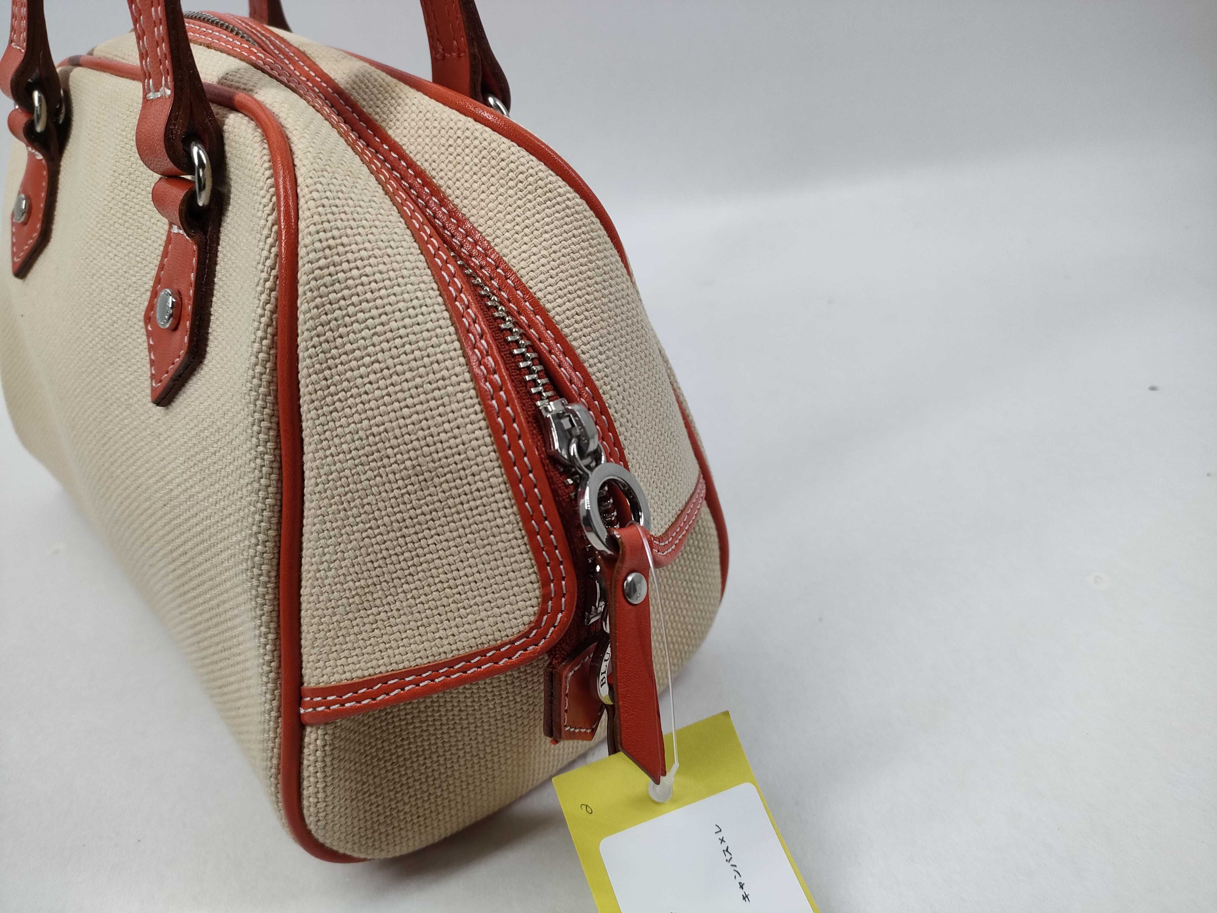 Blue Label Canvas x Leather Handbag — view 5