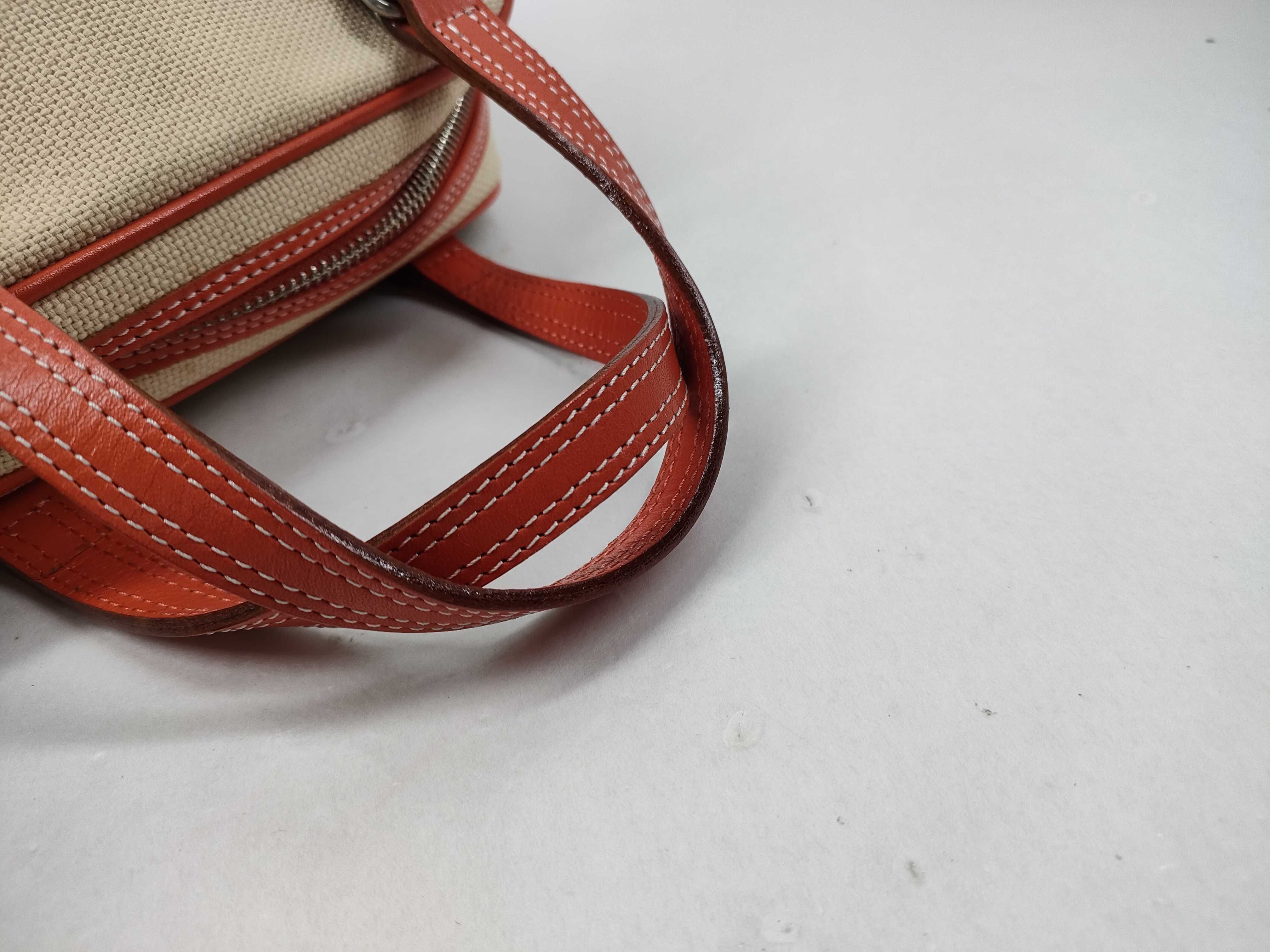 Blue Label Canvas x Leather Handbag — view 7