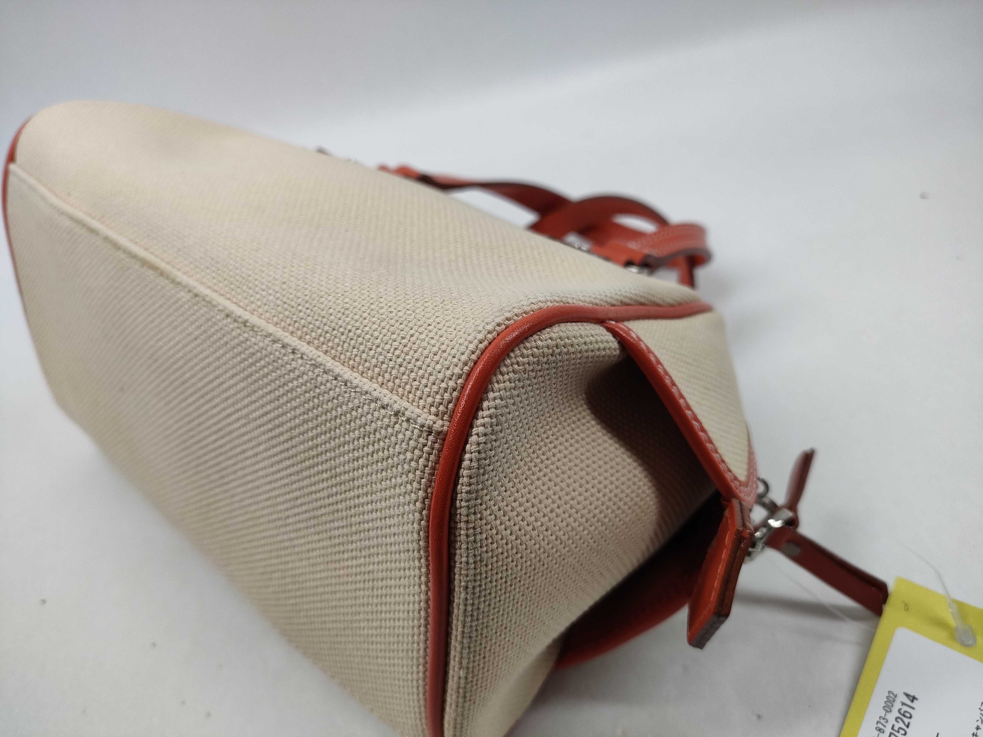 Blue Label Canvas x Leather Handbag — view 8