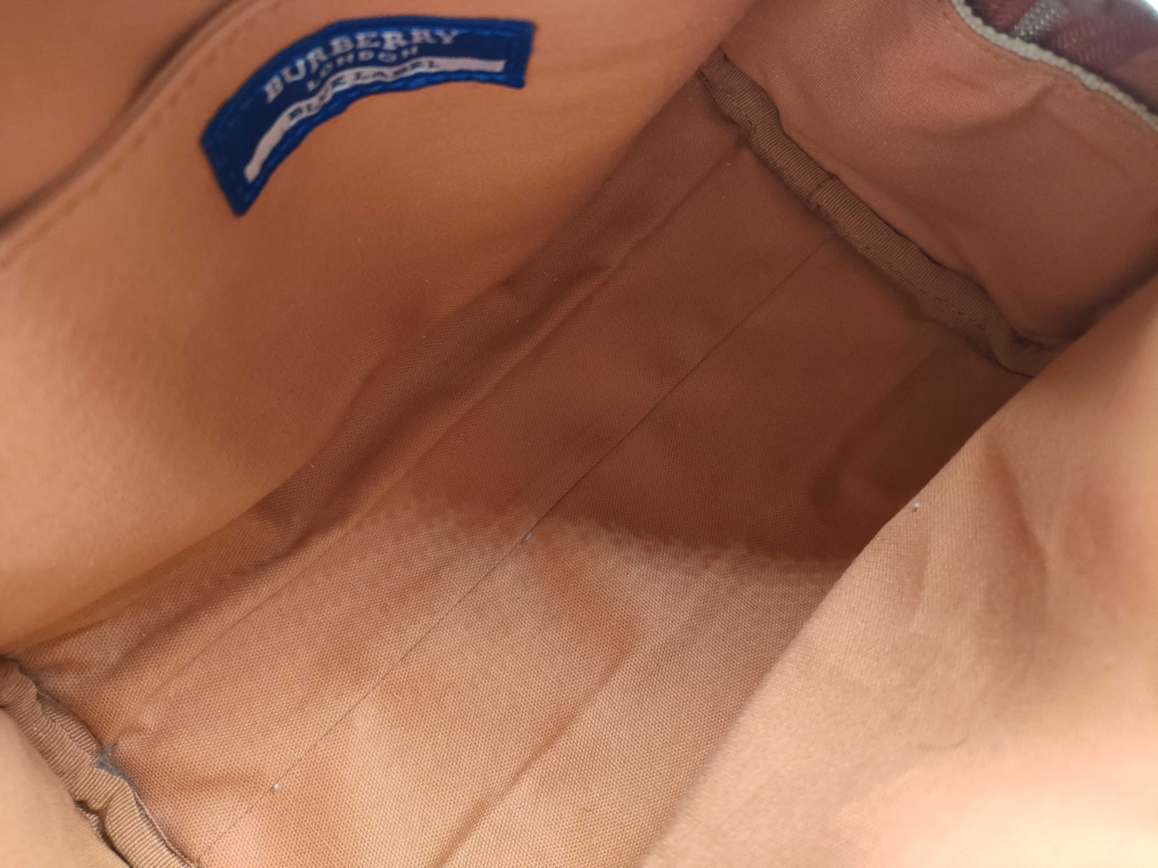 Blue Label Canvas x Leather Handbag — view 10