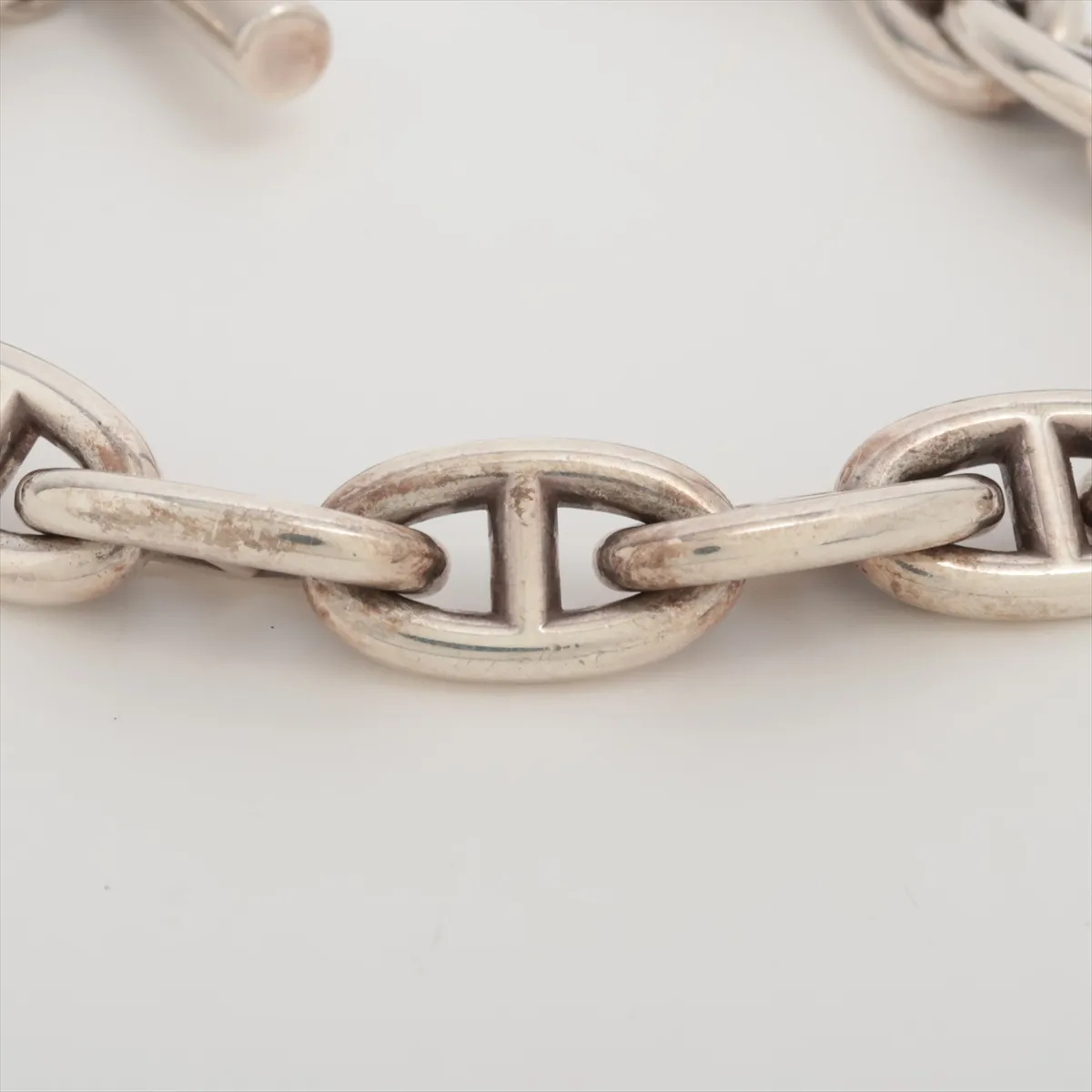 Chaine d'Ancle GM 2020 Bracelet 14 frames 925 79.2g Silver dents — view 2