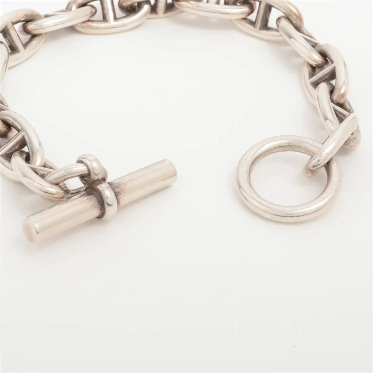 Chaine d'Ancle GM 2020 Bracelet 14 frames 925 79.2g Silver dents — view 4