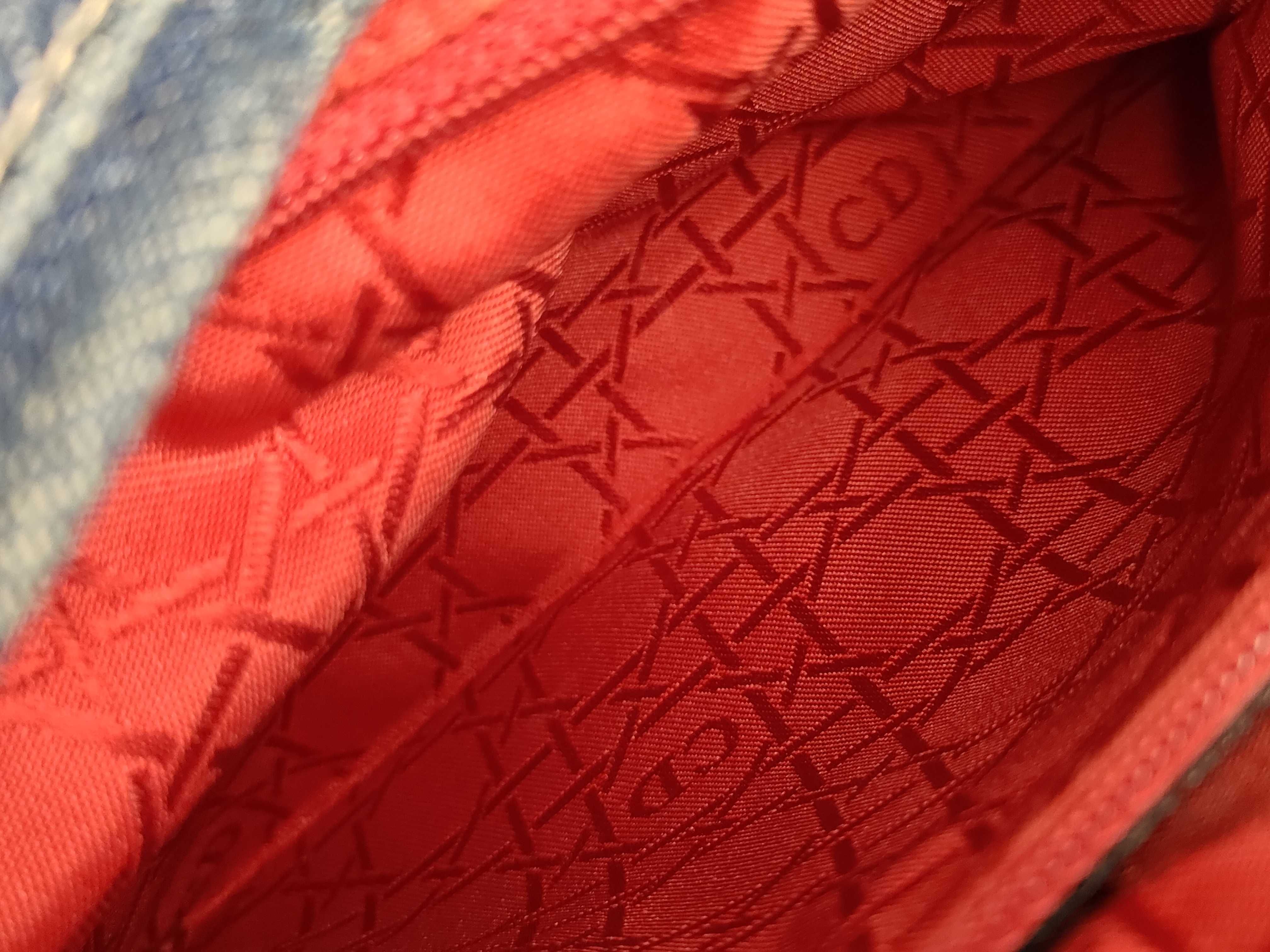 Lady Dior SG-Christian Lady Cannage Denim × Patent Leather Handbag — view 11