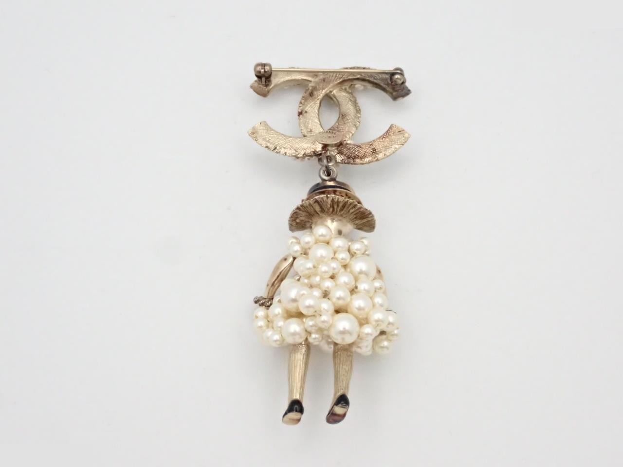 Brooch - Coco Mark / Doll Motif — view 2