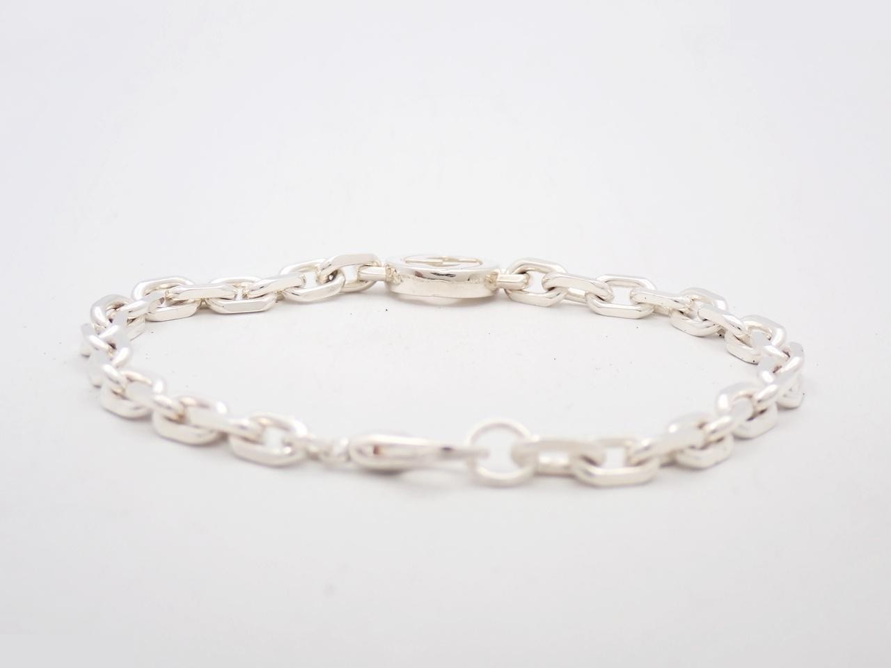 Interlocking Bracelet, 925 Sterling Silver, 12.4g — view 2