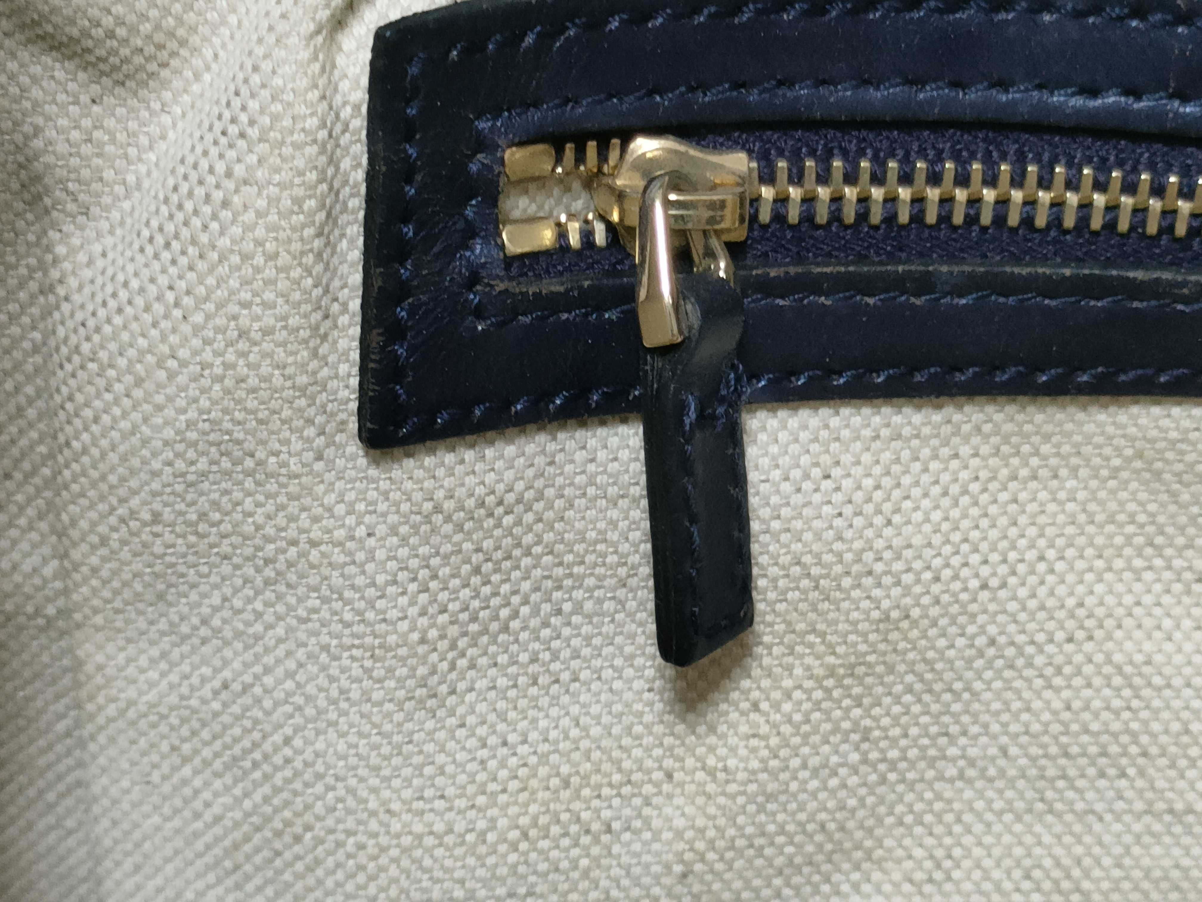 Navy PVC GG Monogram Jackie Shoulder Bag (Handbag) — view 14