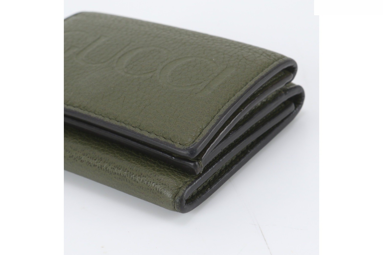Leather trifold wallet, compact wallet — view 3
