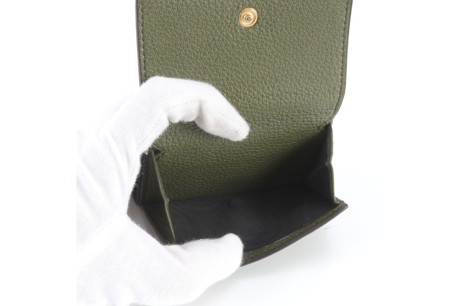 Leather trifold wallet, compact wallet — view 8