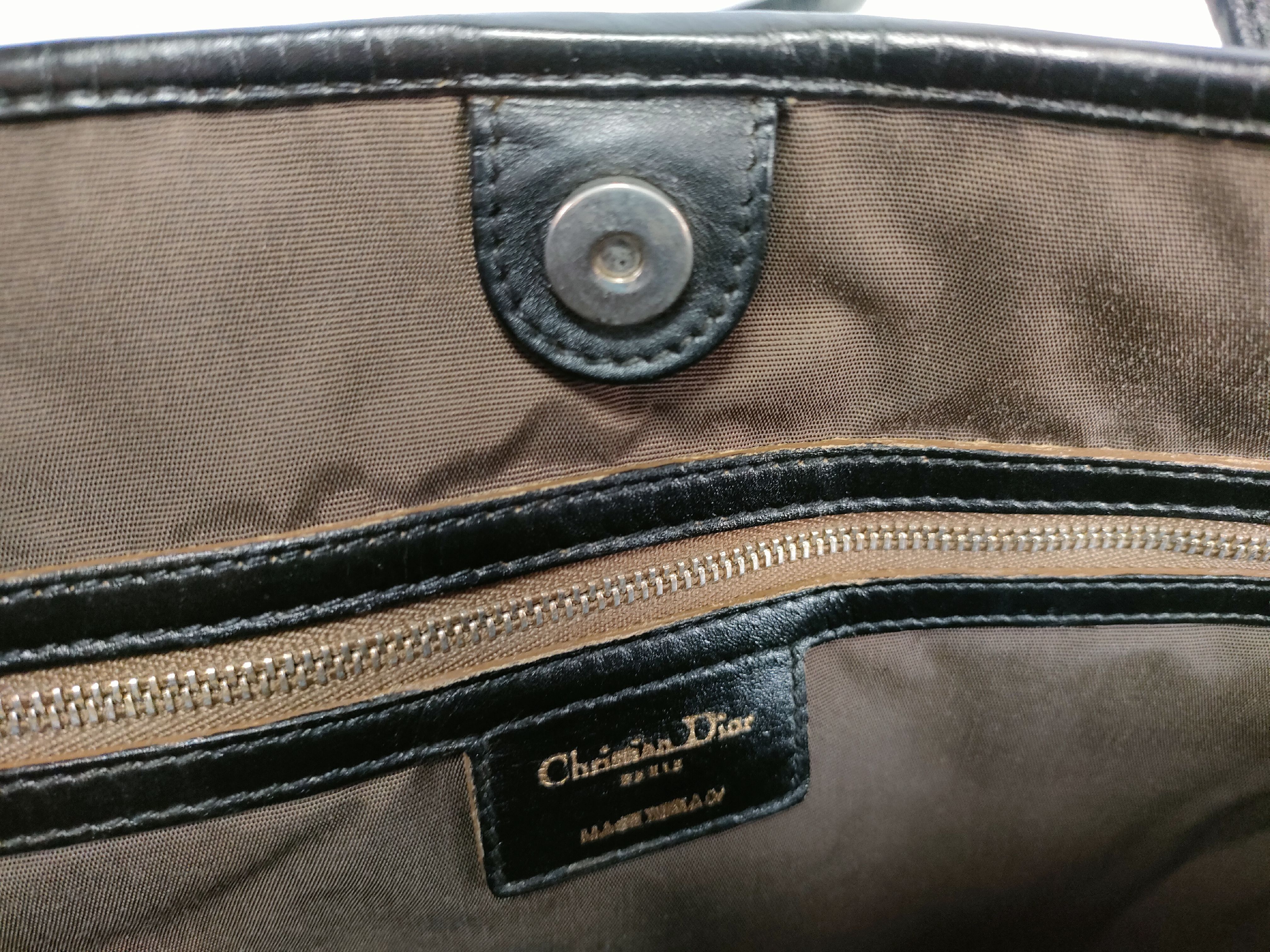 Panarea Cannage Tote Bag, Black — view 10