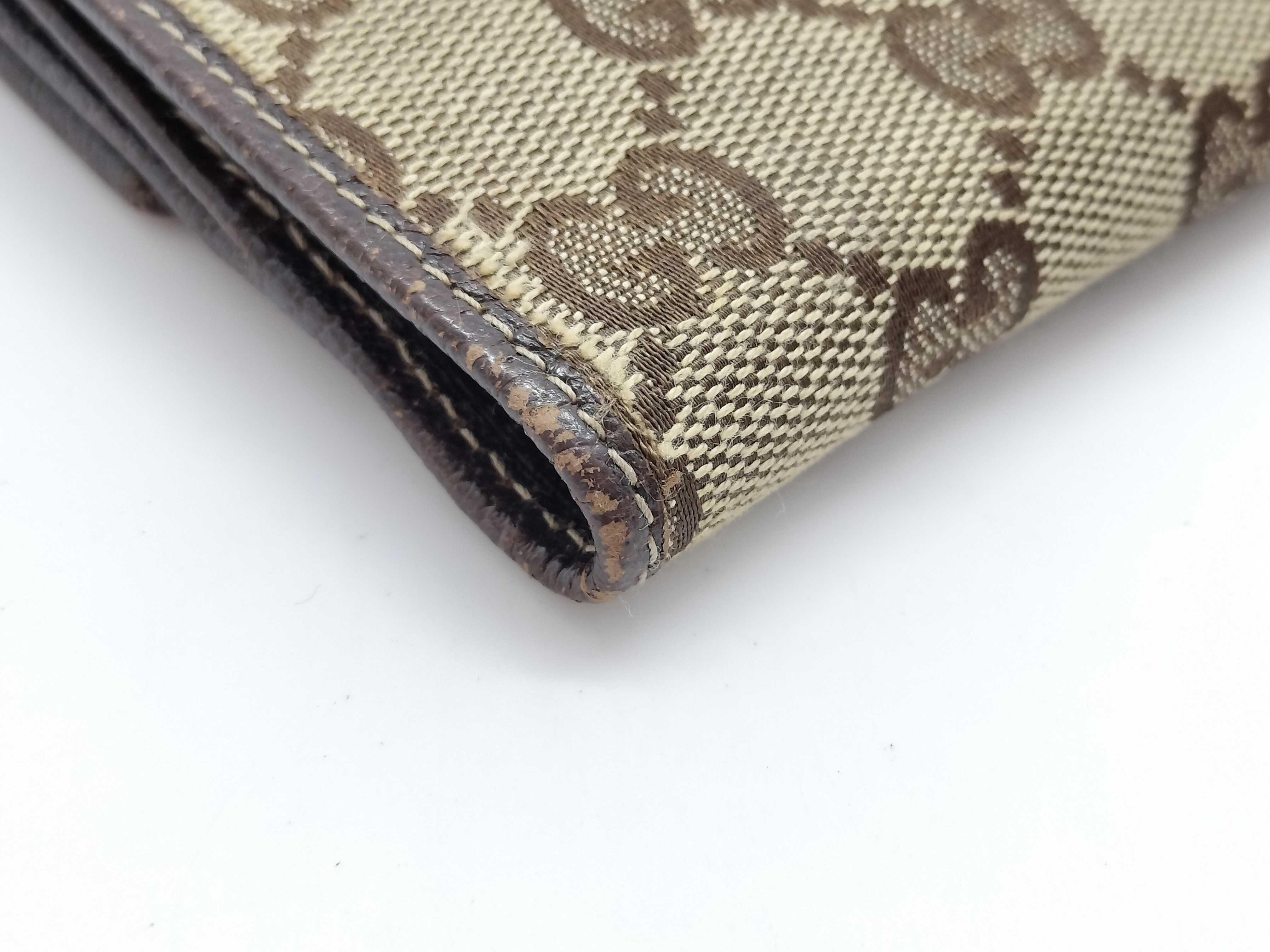 GG Canvas Folding Wallet with Charm (154182) — view 3